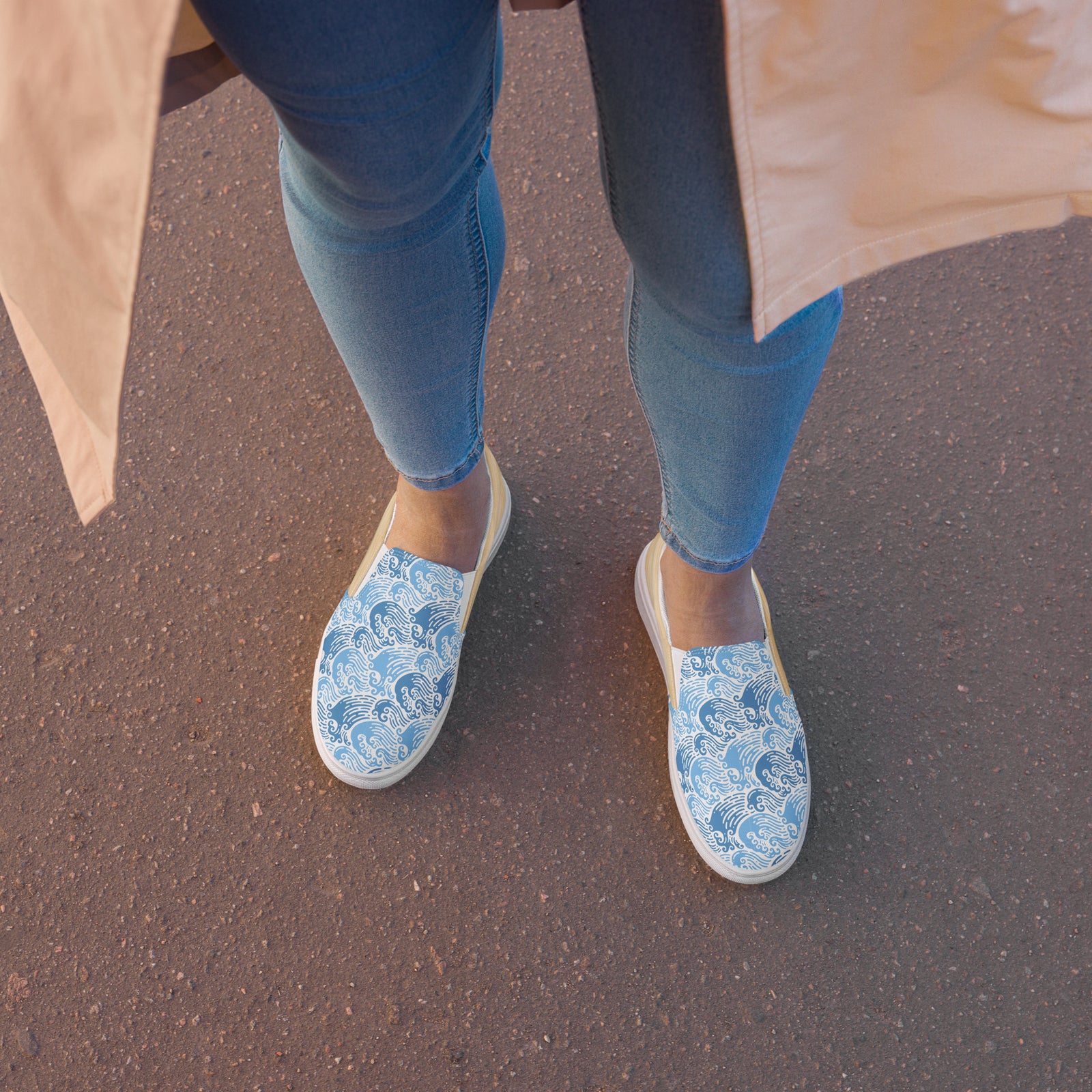"The Ocean City's" Women’s Slip-on Canvas Shoes