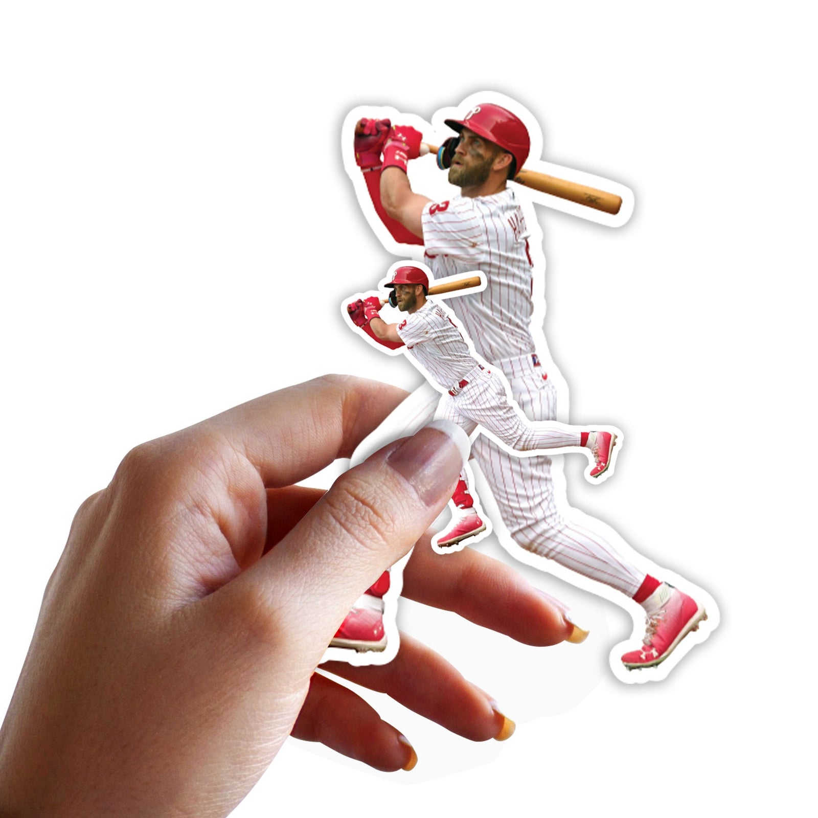 Bryce Harper - 5 Player Minis (Mixed Sizes) - Official MLB - Philadelphia Phillies - Reusable Vinyl Decals