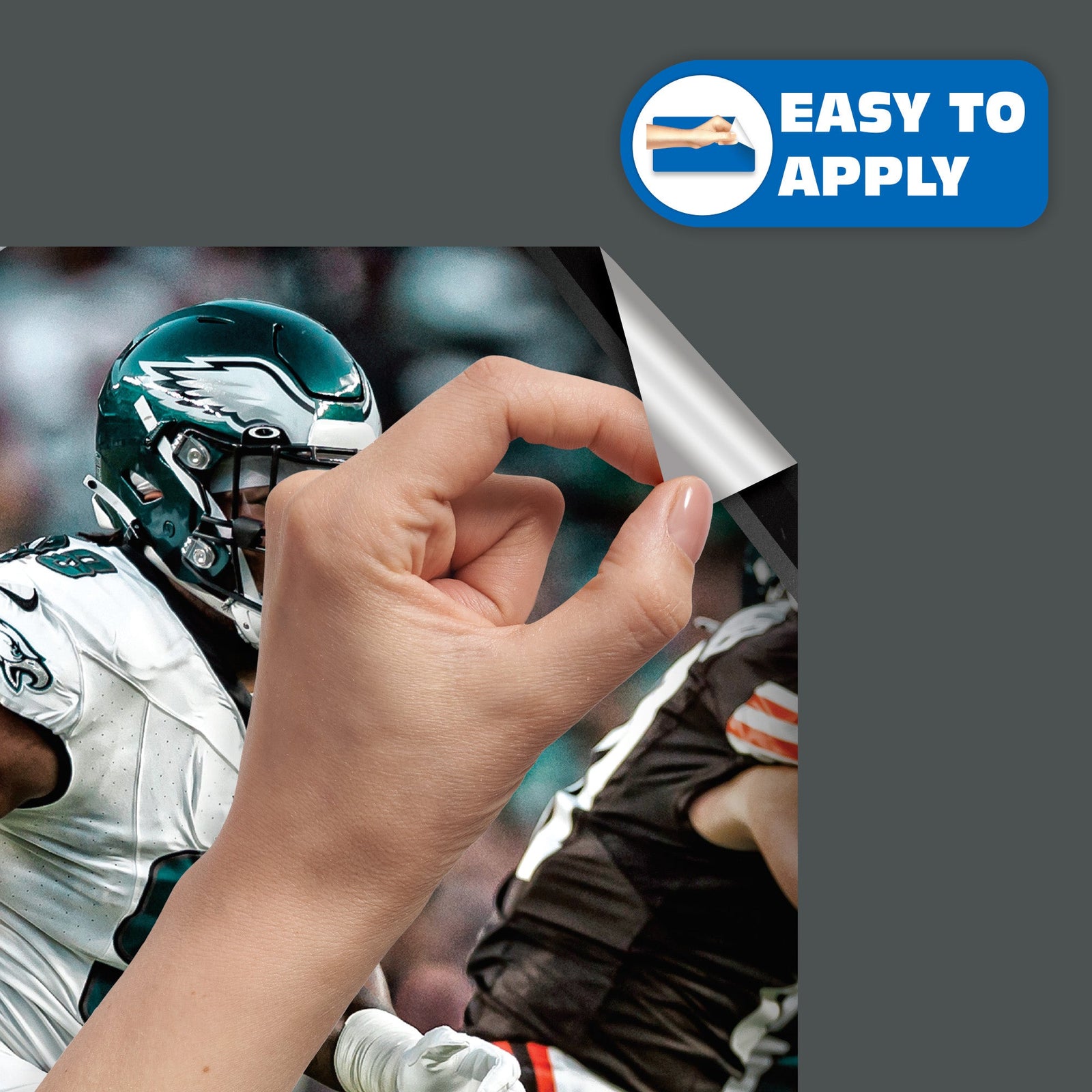 Jalen Carter - RealBig Collection - Official NFL - Philadelphia Eagles - Reusable Vinyl Wall Decals