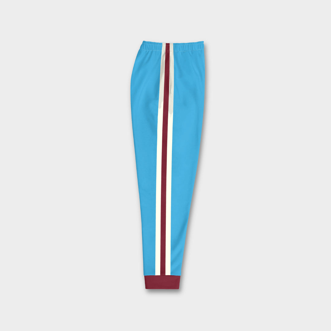 "Old English P & Powder Blue" Premium Joggers
