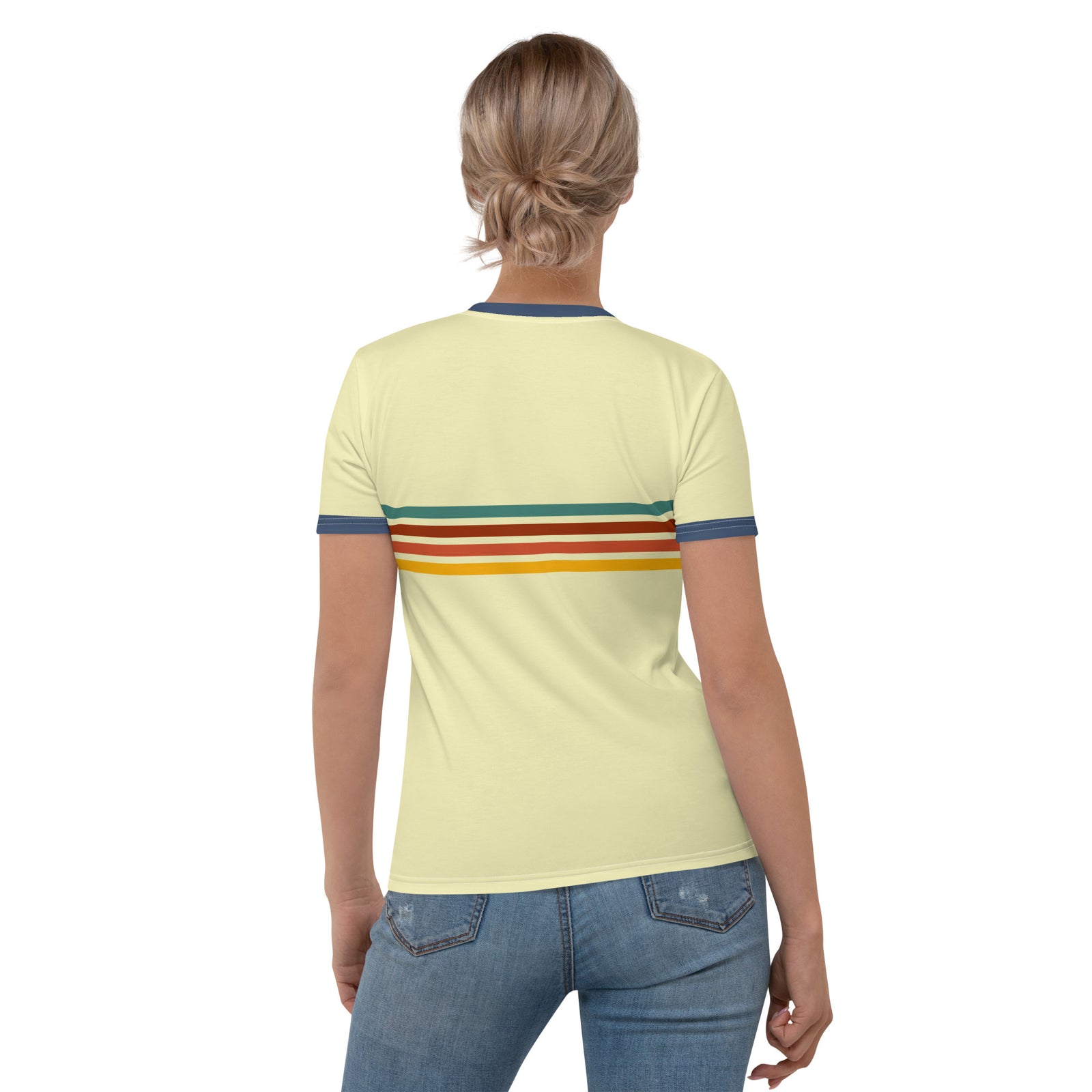 "Phillygoat Retro Vibes" Womens Premium Jersey Tee
