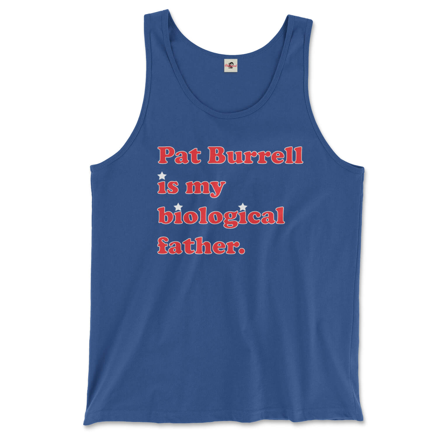Pat Burrell Is My Biological Father Tank Top Tank Top Cotton,DTG,Men's Clothing,meta-size-chart-phillygoat-tank-top-bella-canvas-3480-sizing-chart,Regular fit,Summer Picks,Tank Tops,Unisex by Phillygoat – Philadelphia sports apparel