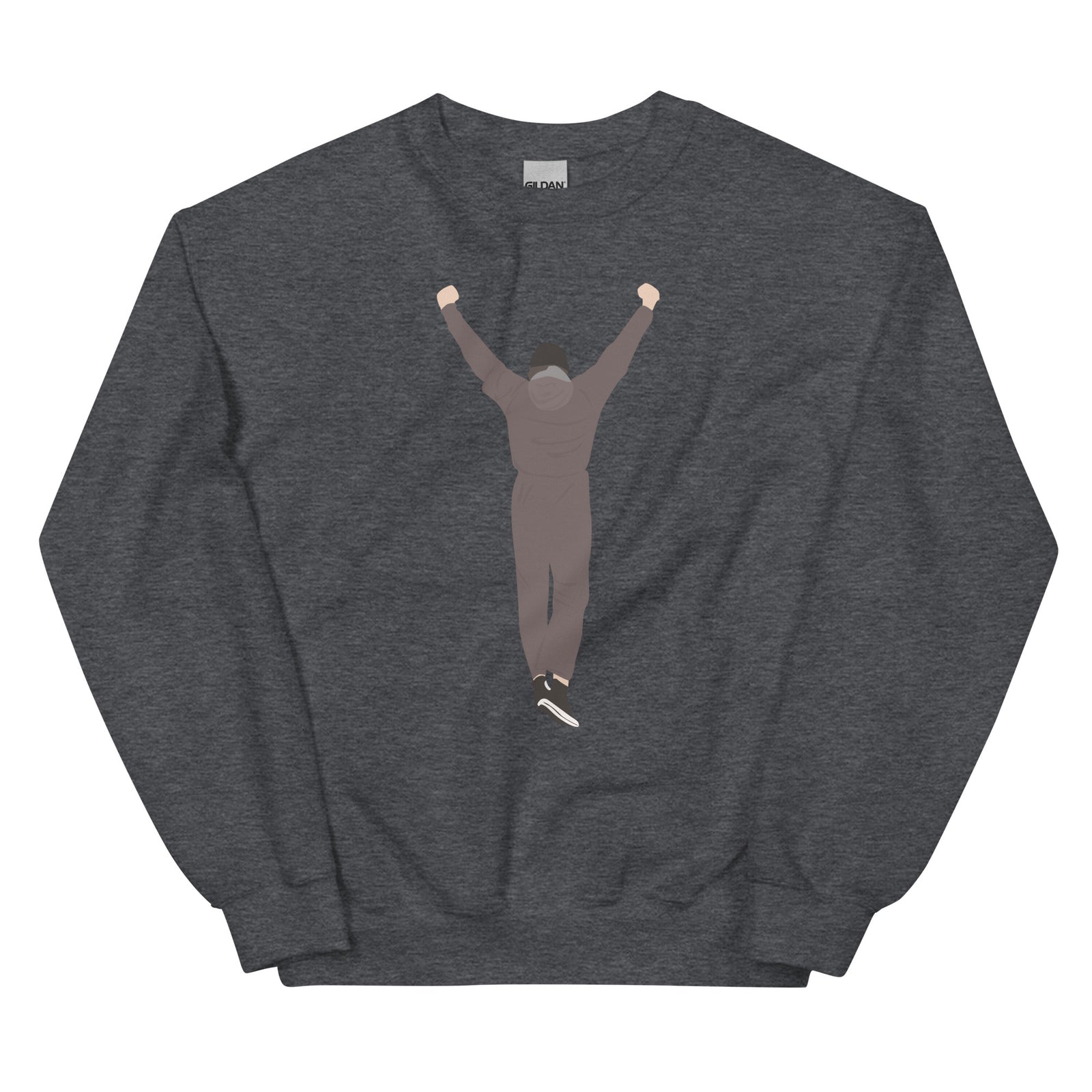 Rocky Balboa Philadelphia Philly victory dark heather grey sweatshirt Phillygoat