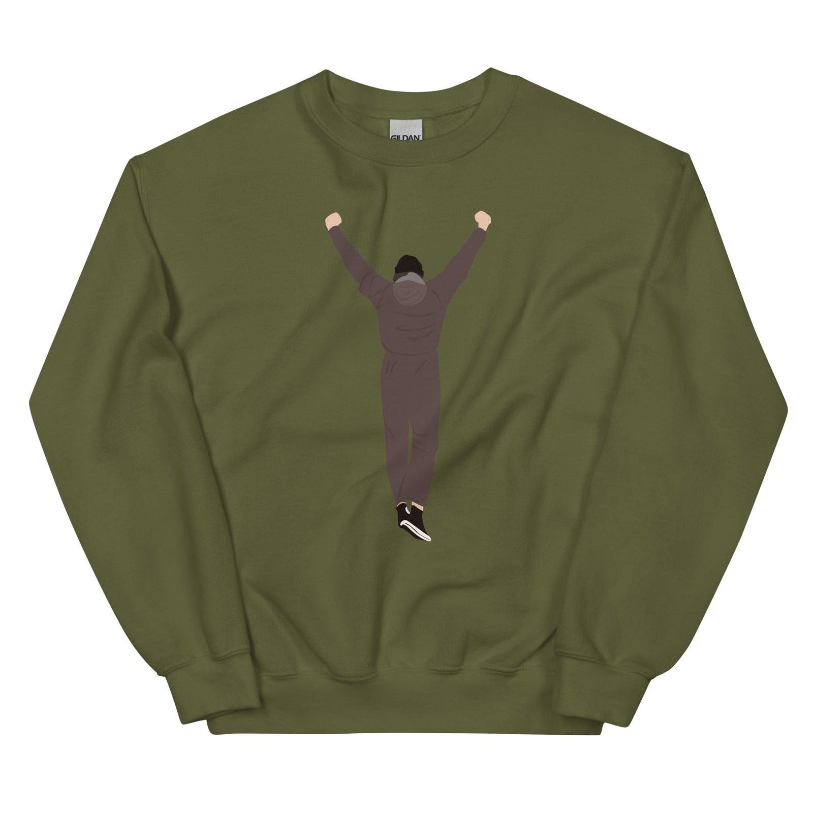 Rocky Balboa Philadelphia Philly victory military green sweatshirt Phillygoat
