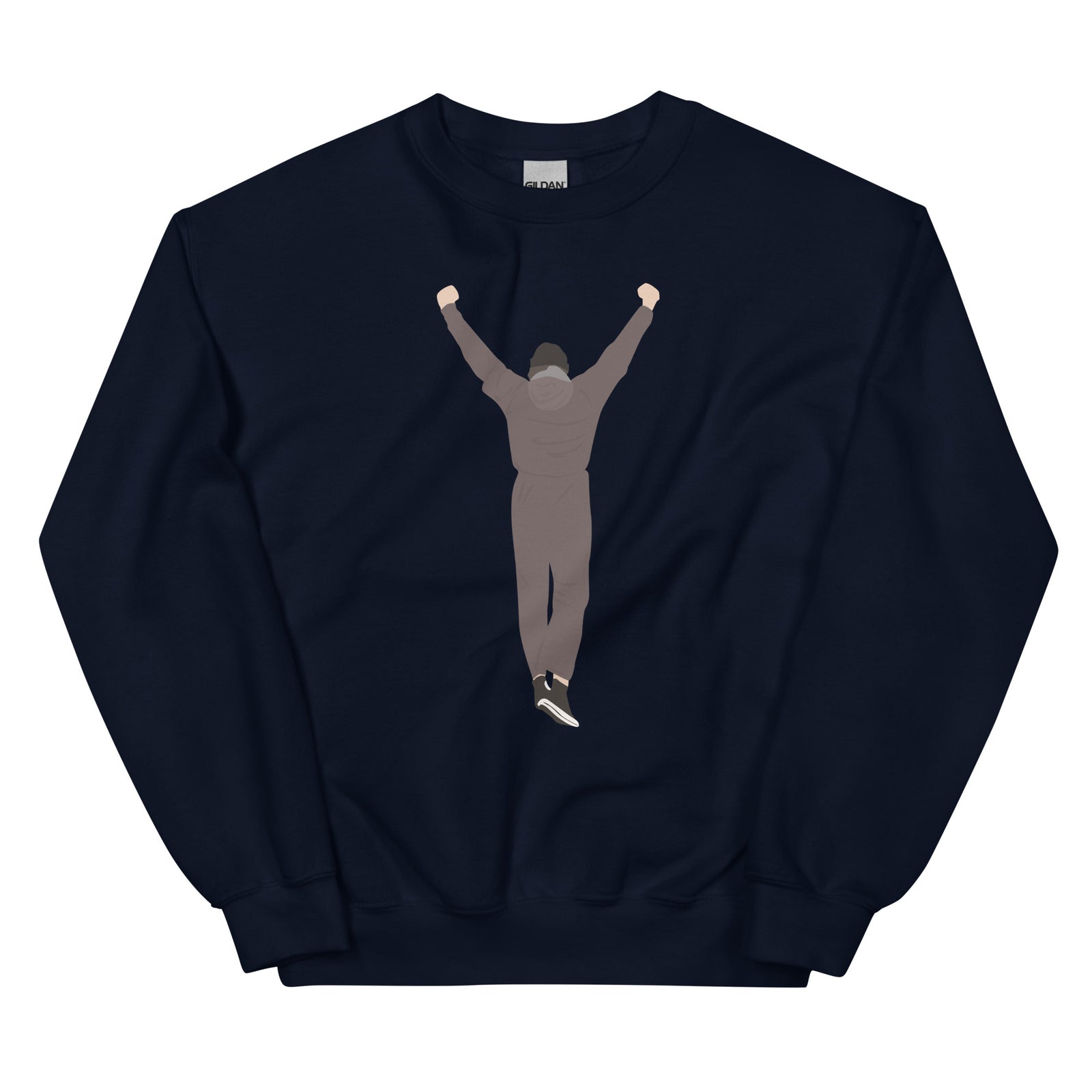 Rocky Balboa Philadelphia Philly victory navy blue sweatshirt Phillygoat