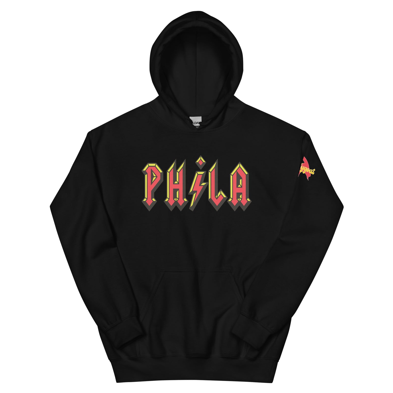 Philadelphia Phila ACDC High Voltage black hoodie Phillygoat