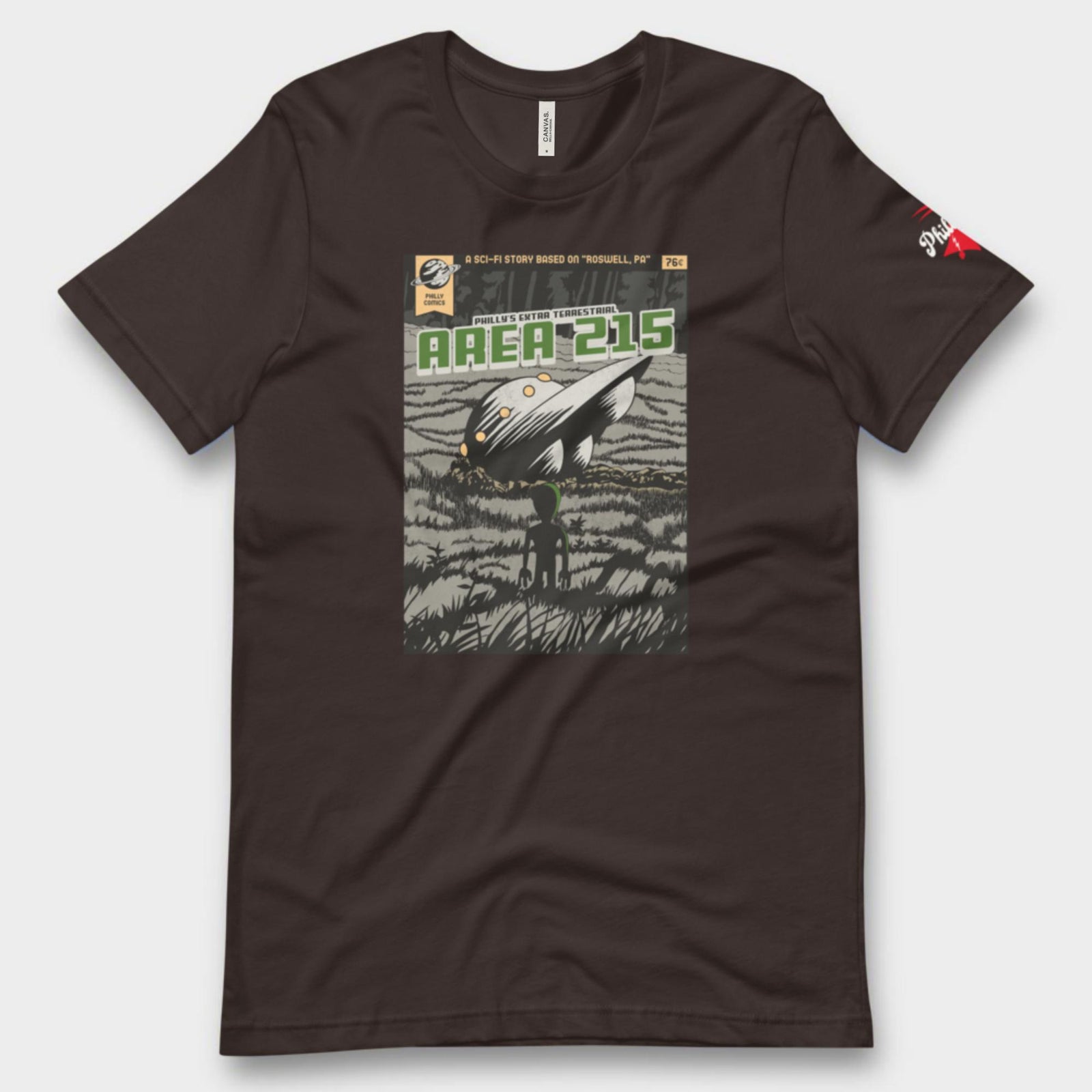 "Philly Comics Area 215 UFO" Tee