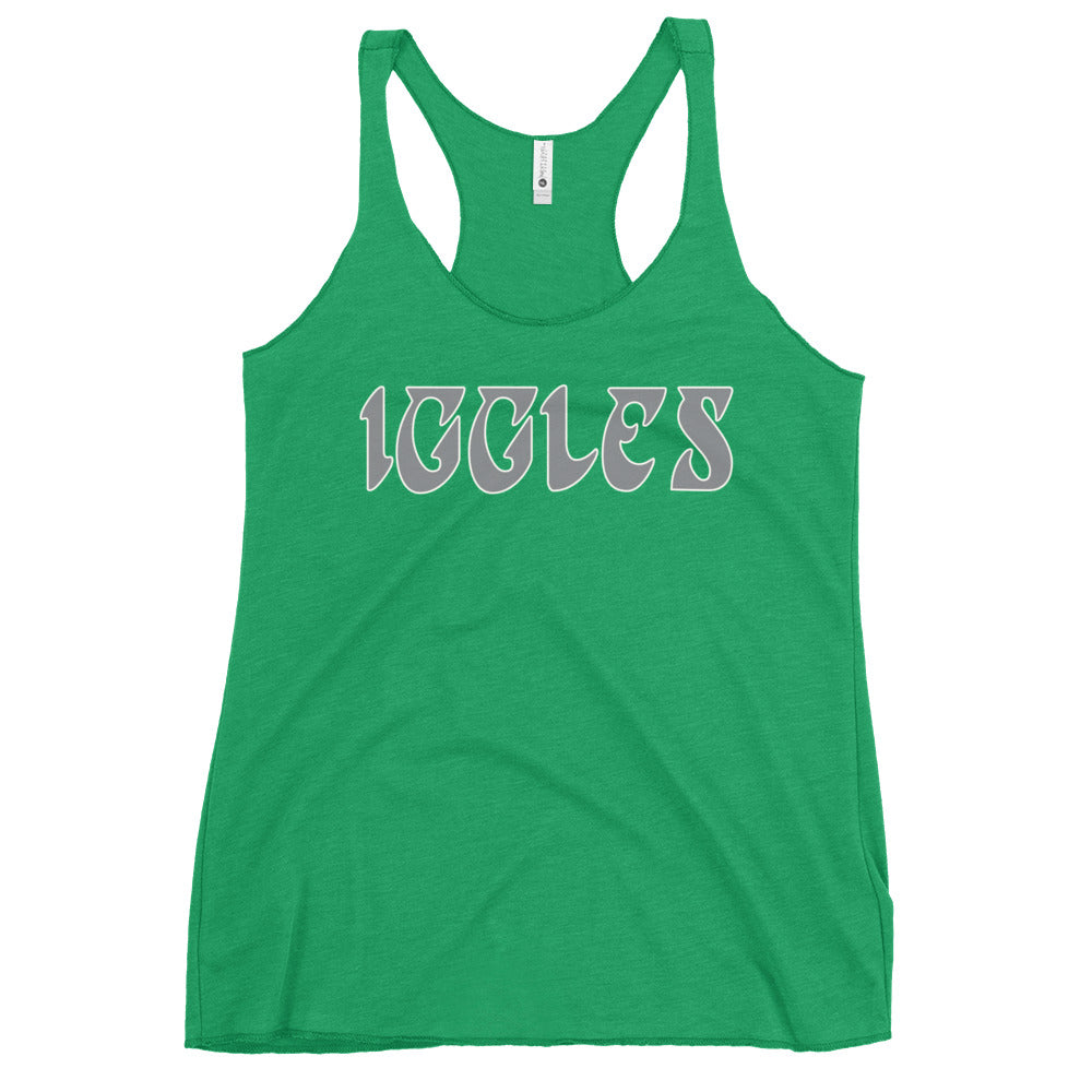 Philadelphia Eagles Iggles green womens tank top Phillygoat