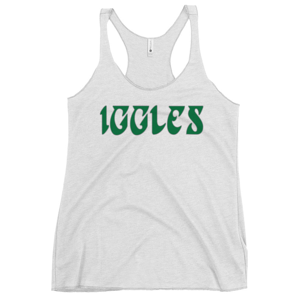 Philadelphia Eagles Iggles white womens tank top Phillygoat