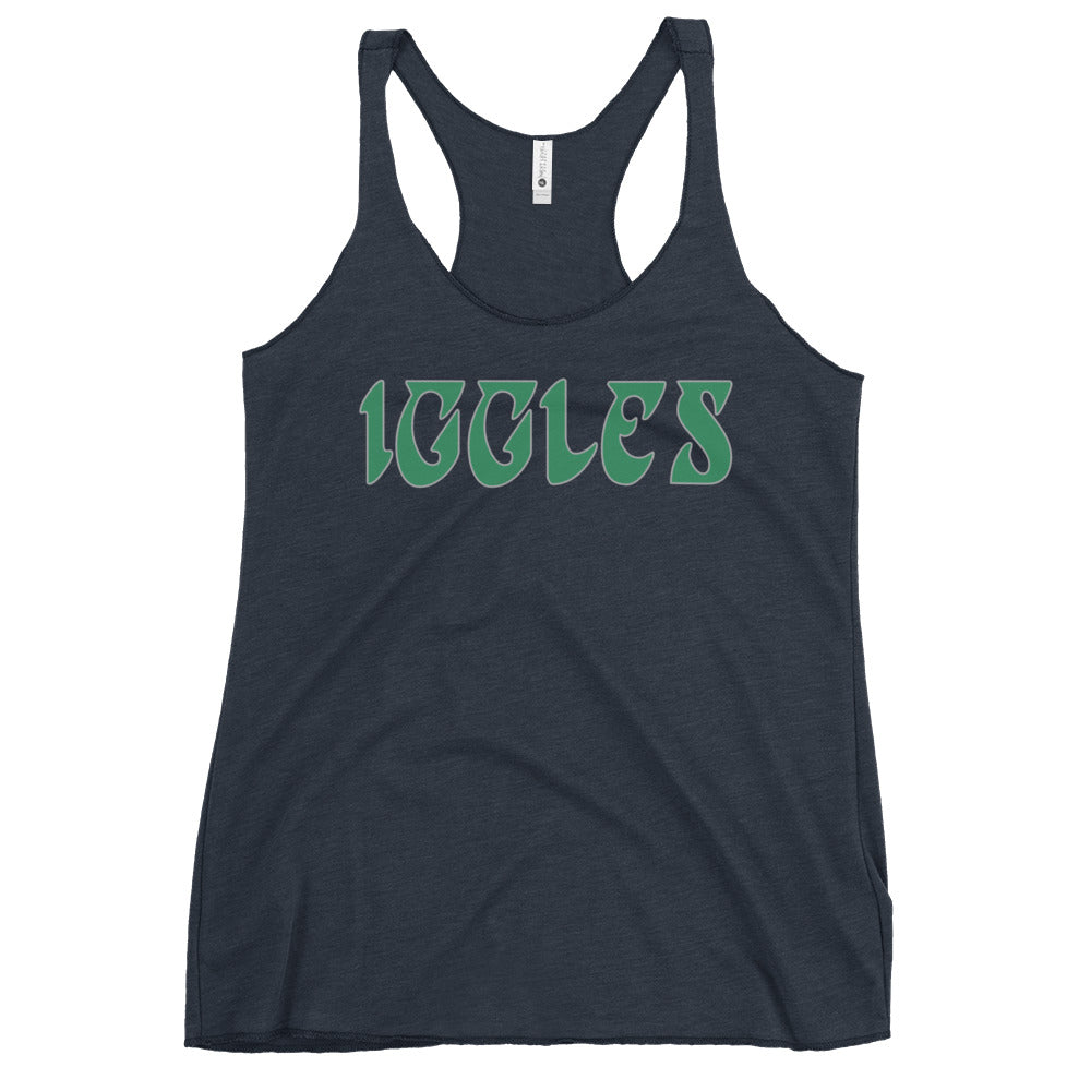 Philadelphia Eagles Iggles navy blue womens tank top Phillygoat