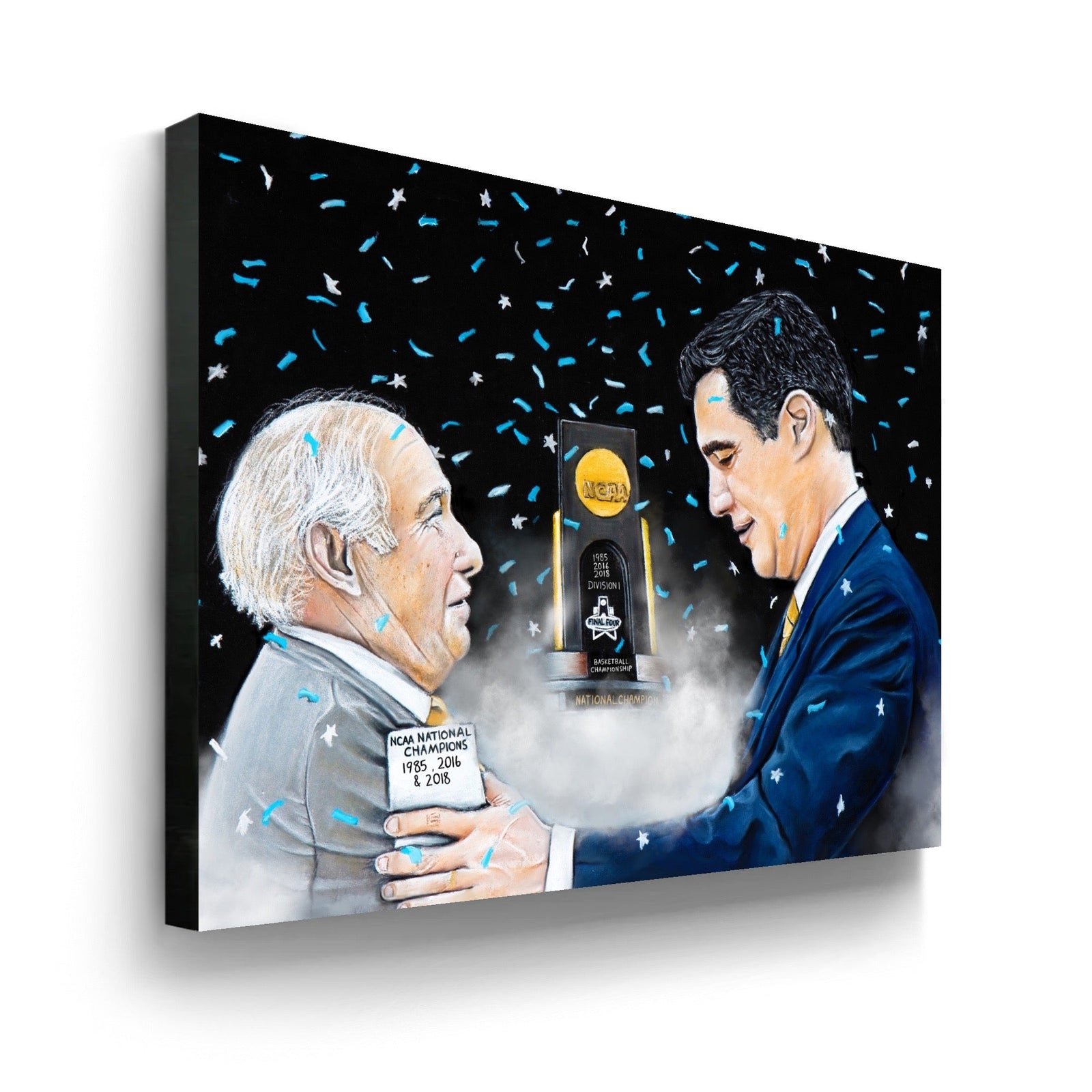 "Villanova Basketball "ROLLIE TRIBIUTE'" Art Piece