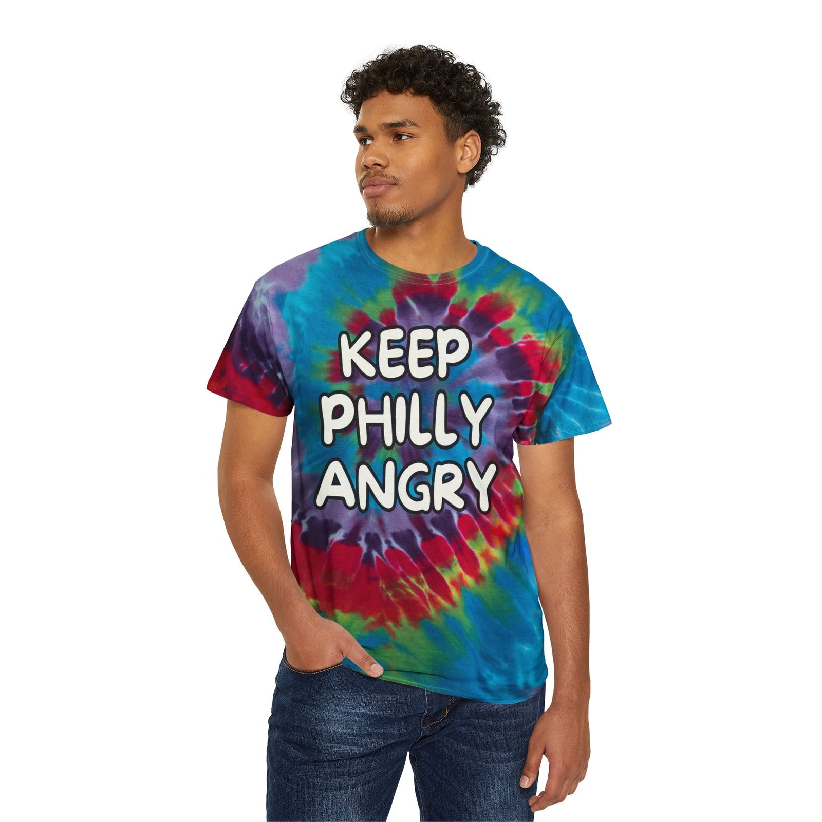"Keep Philly Angry" Tie Dye Tee