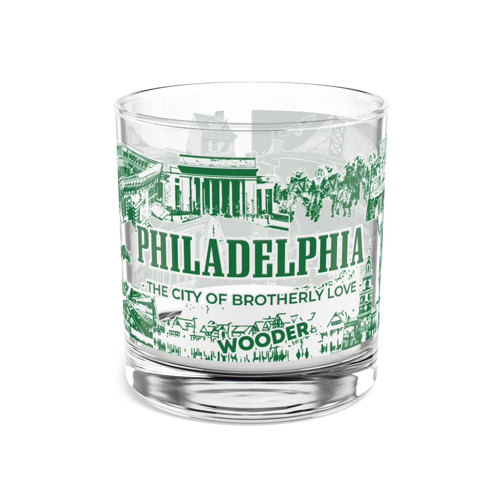 "Philadelphia" Whiskey Glass