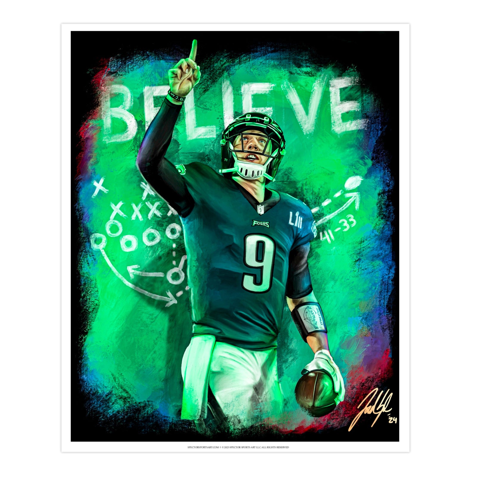 "Nick Foles 'DESTINY'" Art Piece
