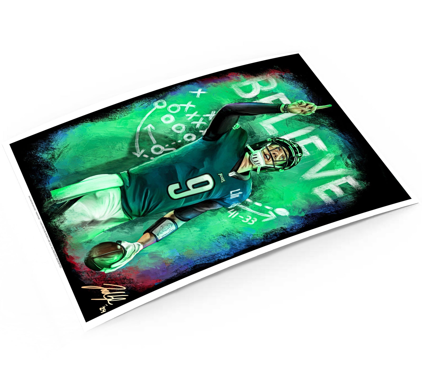 "Nick Foles 'DESTINY'" Art Piece