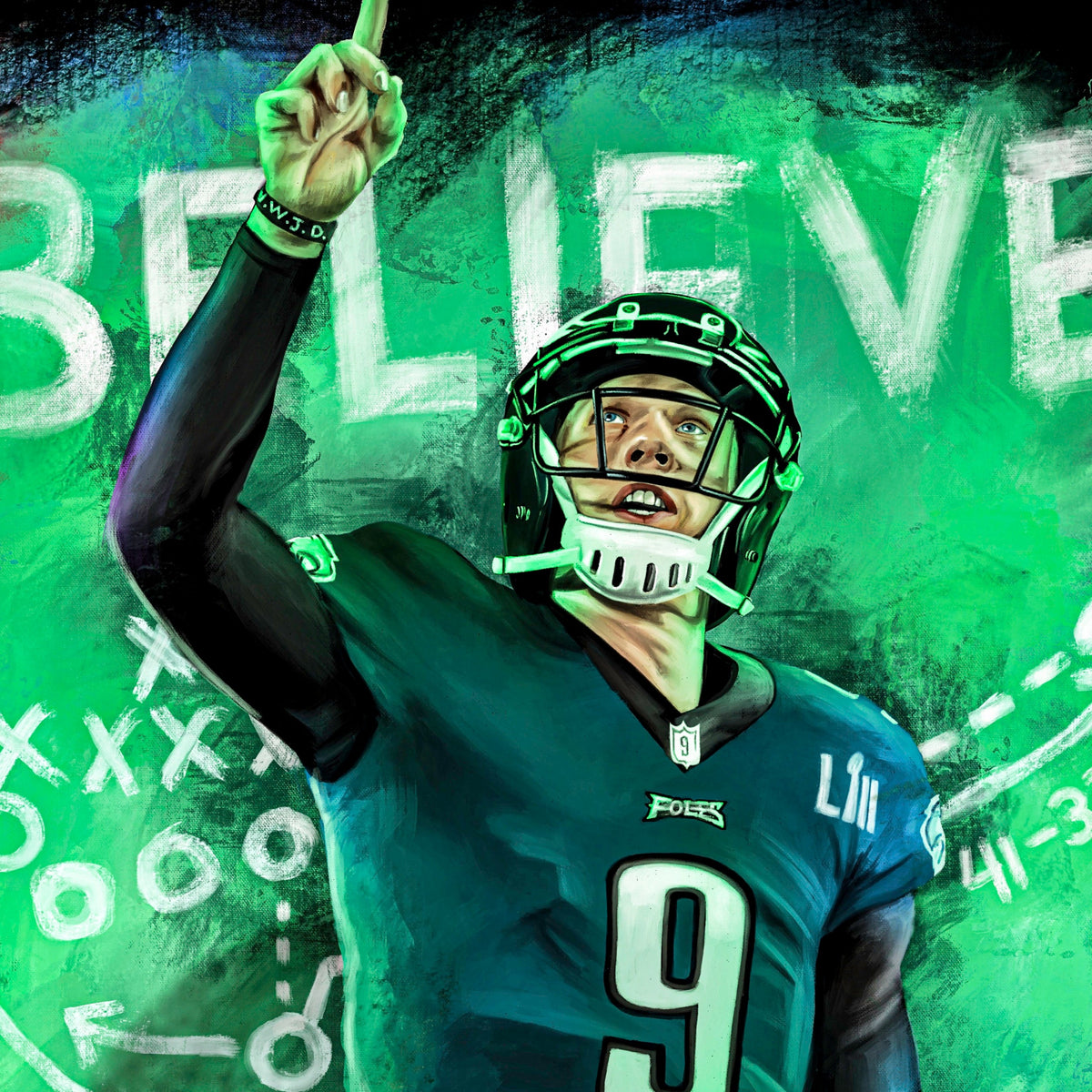 "Nick Foles 'DESTINY'" Art Piece