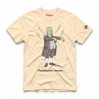 "Franklinstein's Monster" Comfort Colors Tee - Ivory / S