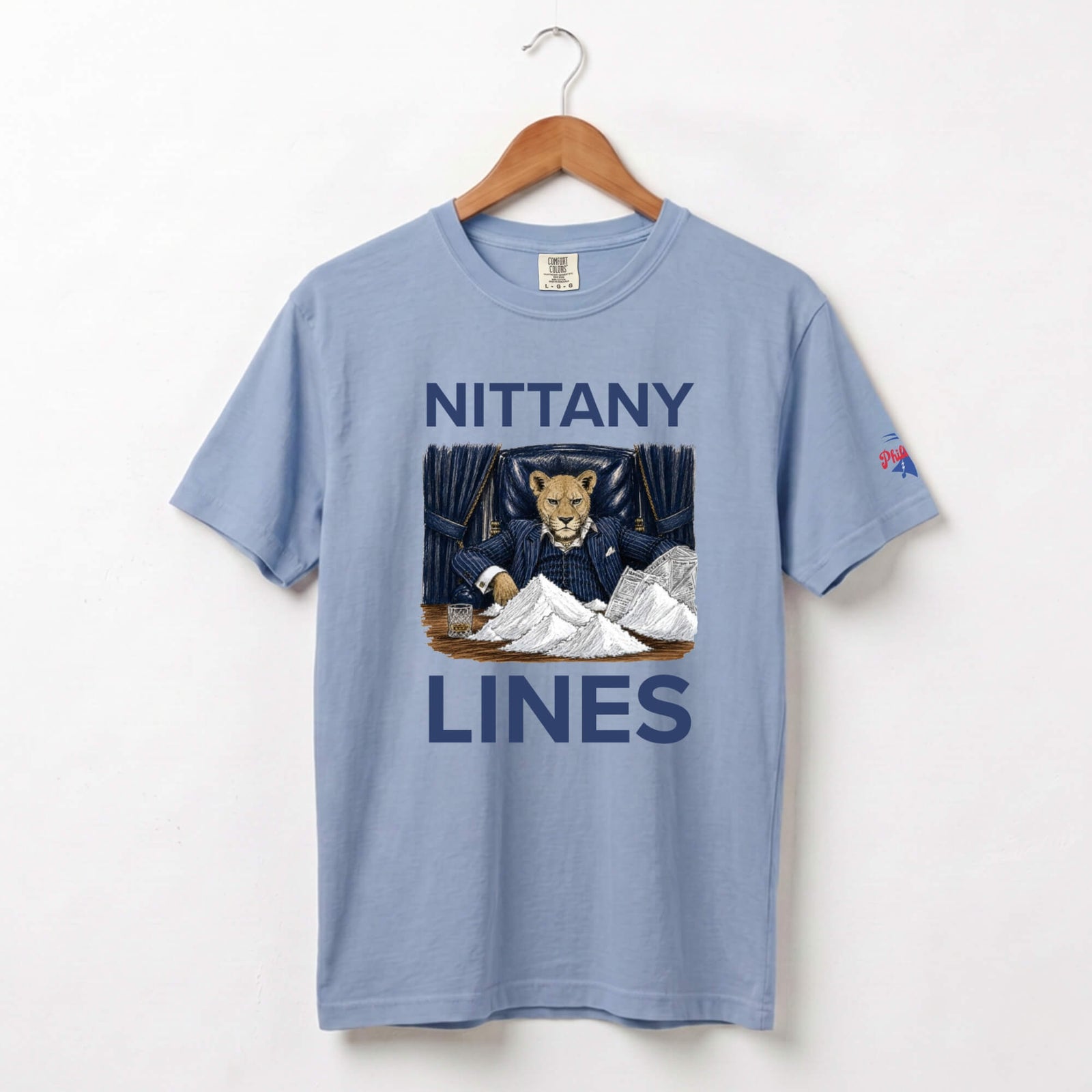 "Nittany Lines" Comfort Colors Tee