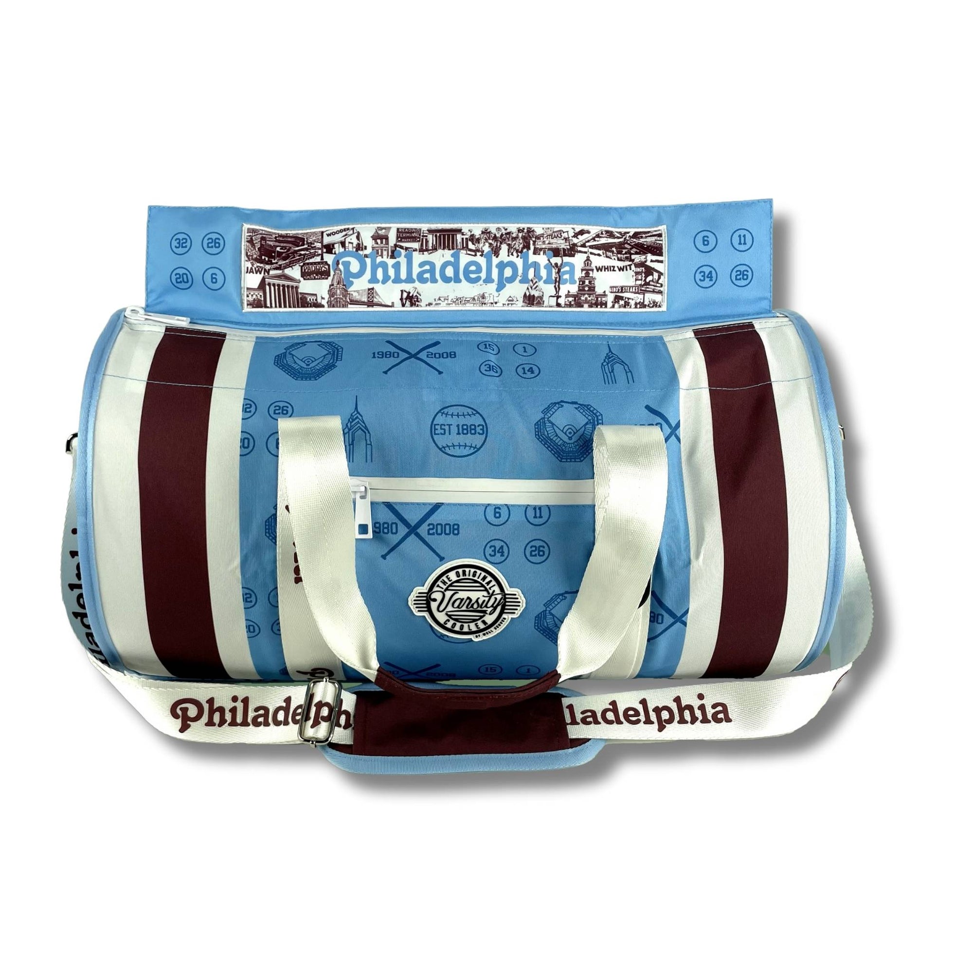 "Philadelphia Baseball Duffle Cooler" | Phillygoat x Varsity Cooler Collab