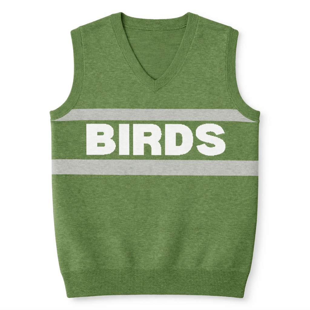 "Da Birds Ditka" Knit V-Neck Sweater Vest
