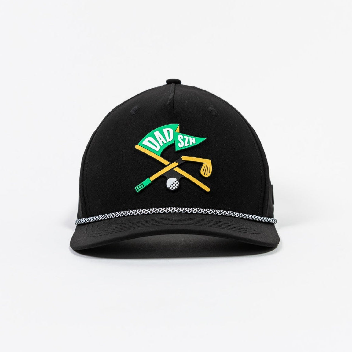 "Broken Golf Club" DAD SZN Collab - Black Performance Hat