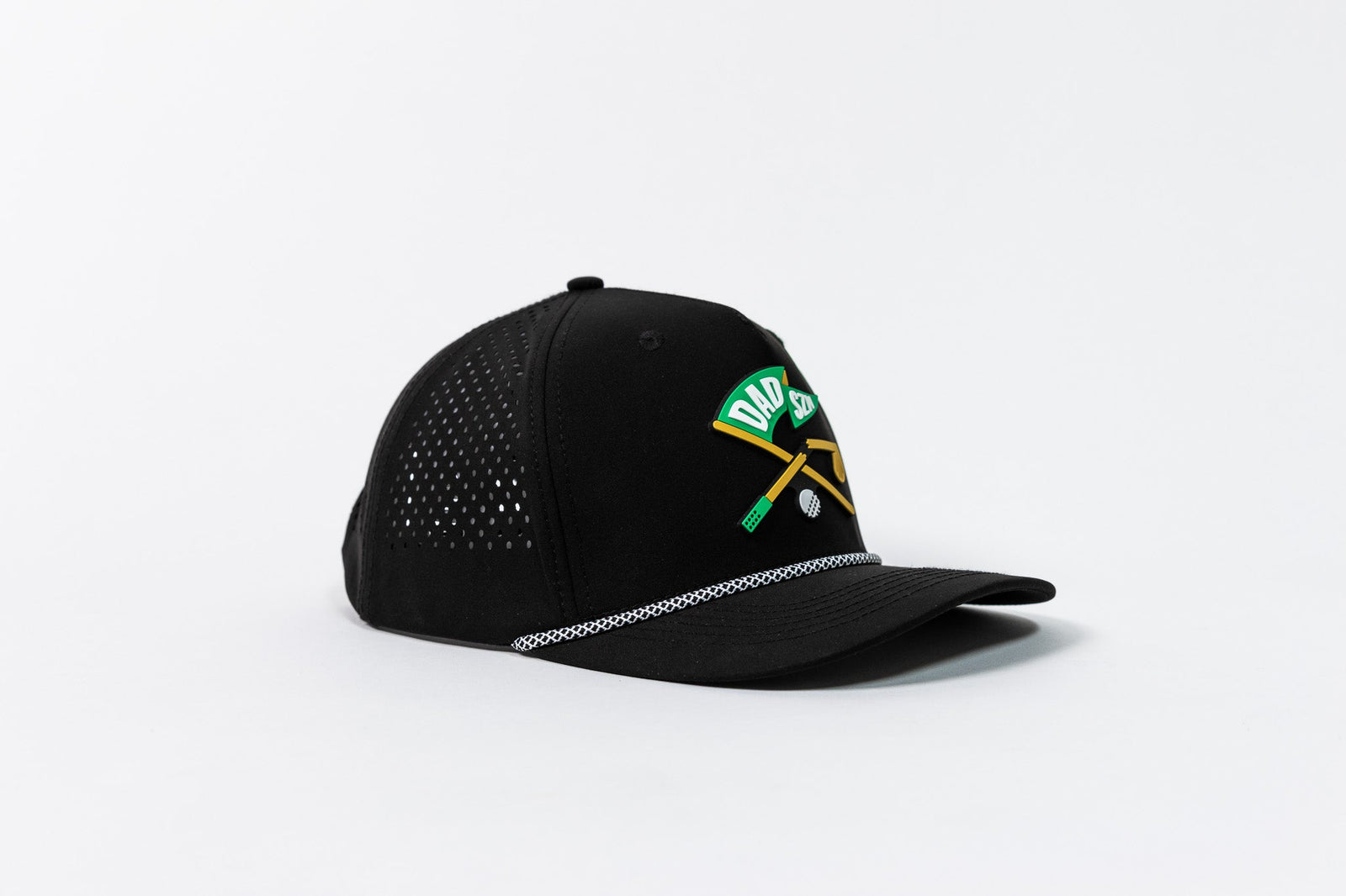 "Broken Golf Club" DAD SZN Collab - Black Performance Hat