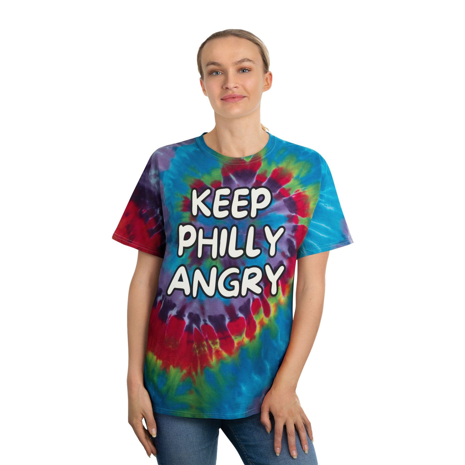 "Keep Philly Angry" Tie Dye Tee