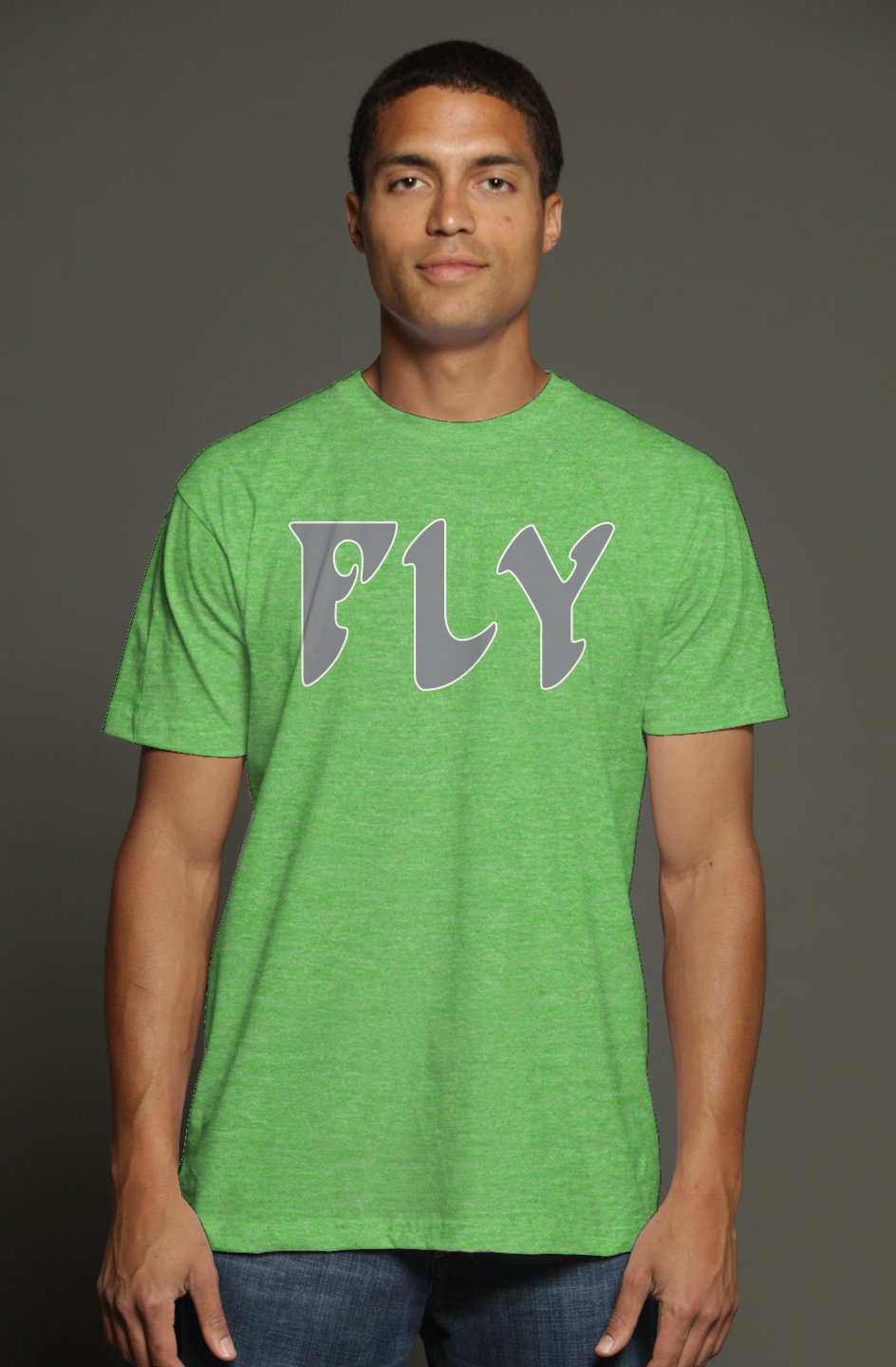 "FLY" DTG Triblend Tee