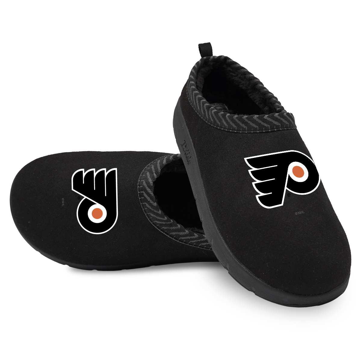 "Philadelphia Flyers Primary Logo" Officially Licensed Mission Slippers