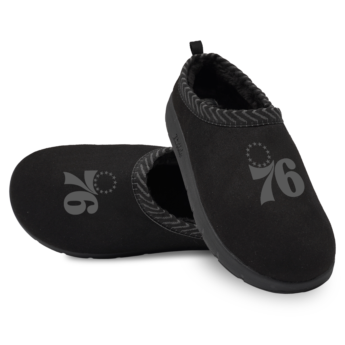 "Philadelphia 76ers Tonal Logo" Officially Licensed Mission Slippers