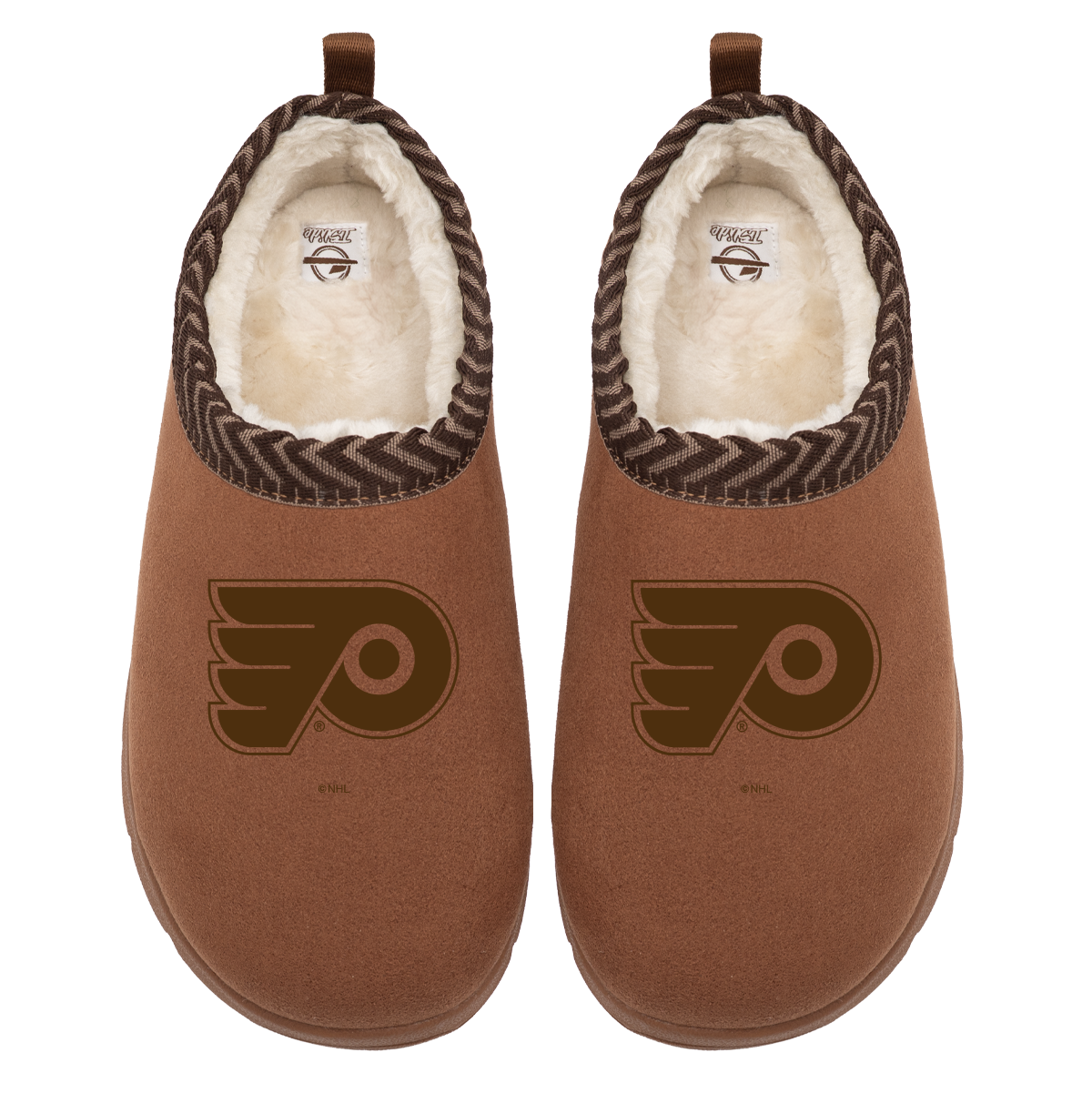 "Philadelphia Flyers Tonal Logo" Officially Licensed Mission Slippers