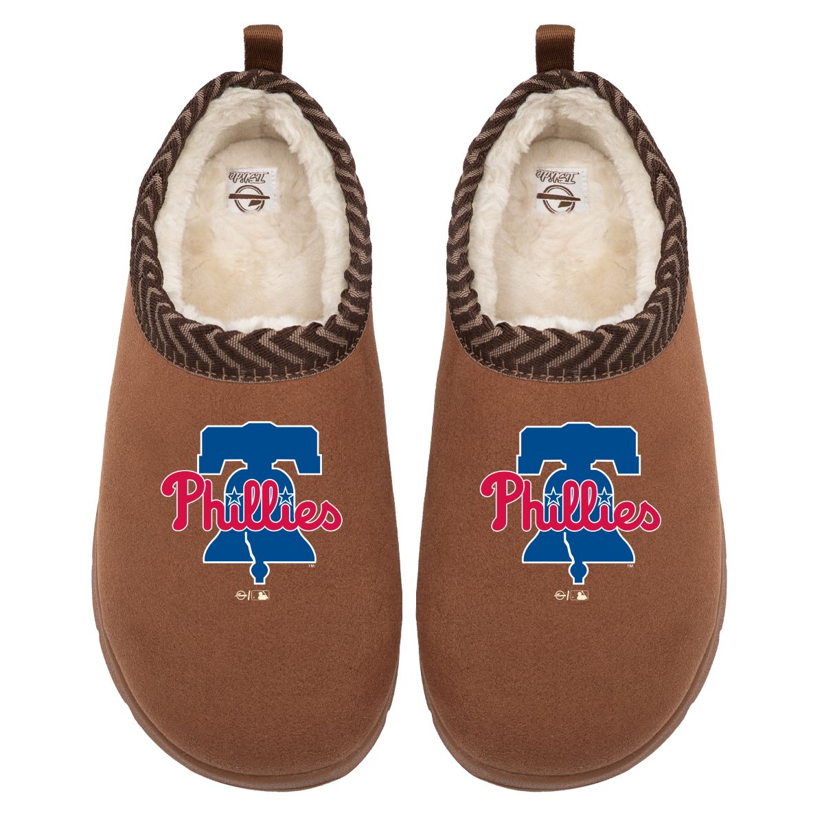 "Philadelphia Phillies Primary Logo" Officially Licensed Mission Slippers