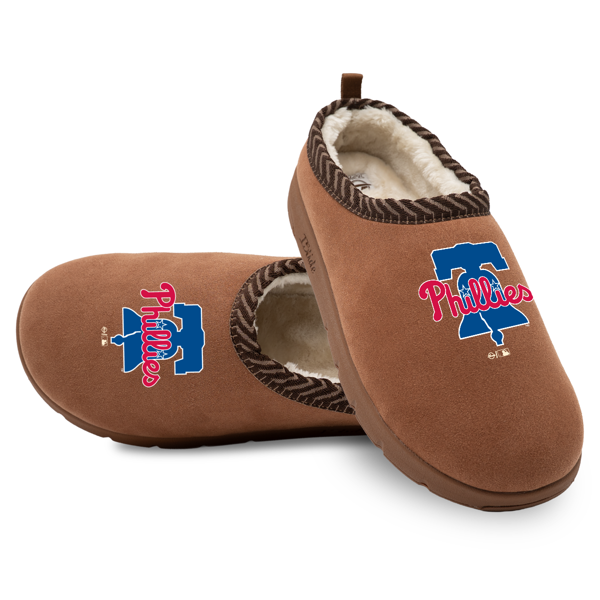 "Philadelphia Phillies Primary Logo" Officially Licensed Mission Slippers
