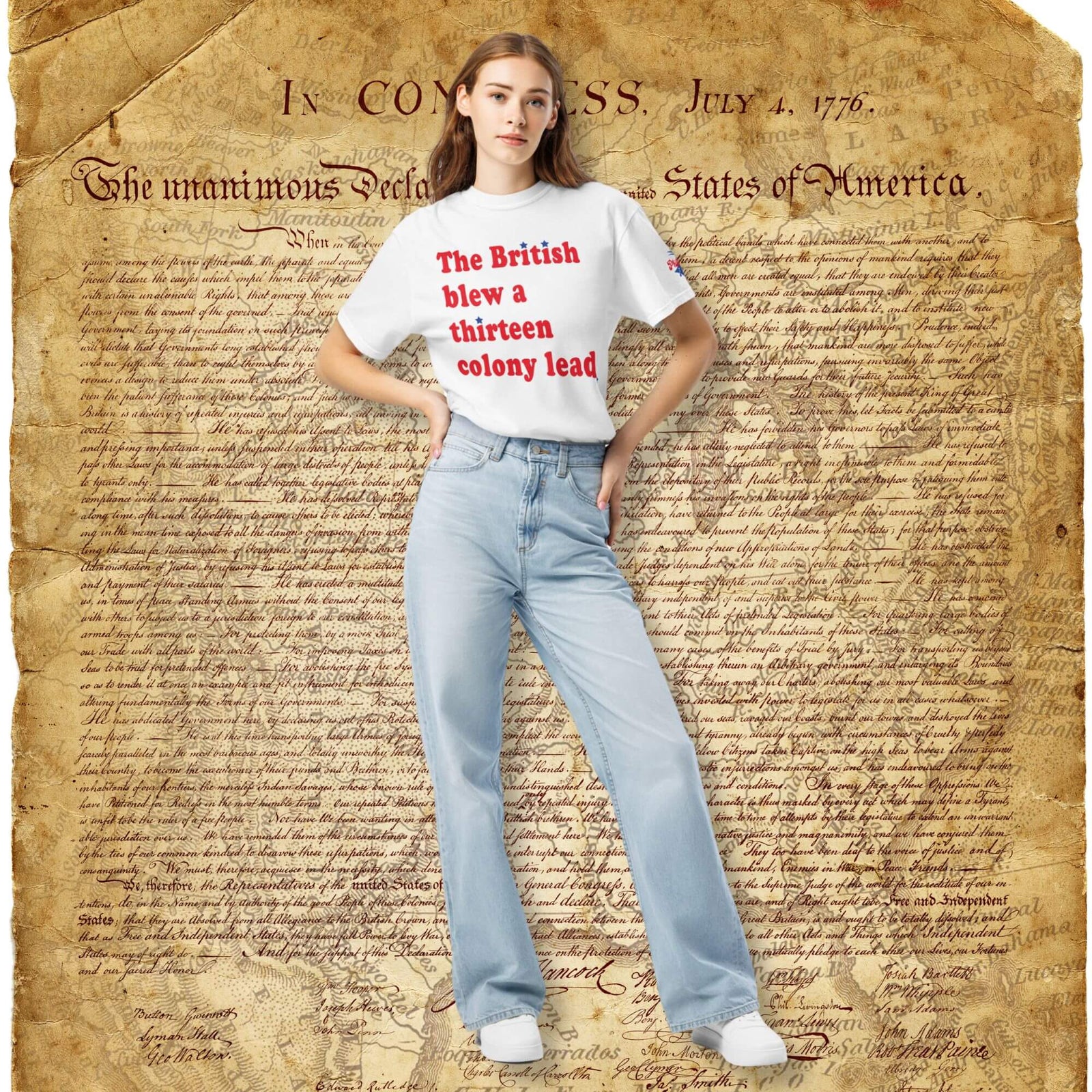 "The British Blew a Thirteen Colony Lead" Comfort Colors Unisex Tee