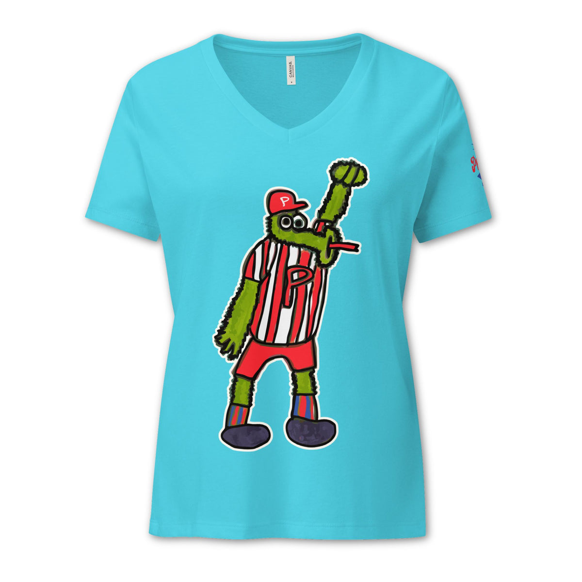 "Devin's Phan Art for CHOP" Women's V-neck Tee