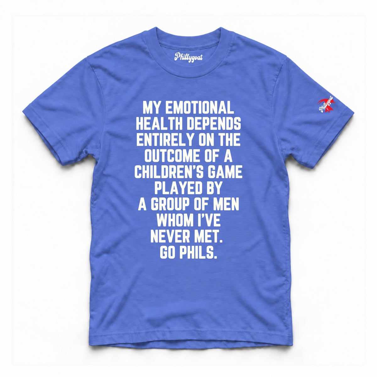 "My Emotional Health Depends on the Phils" Comfort Colors Tee