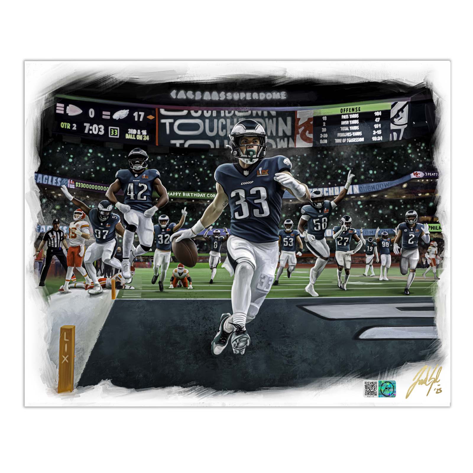 "Cooper Dejean 'THE PINNACLE'" Art Piece