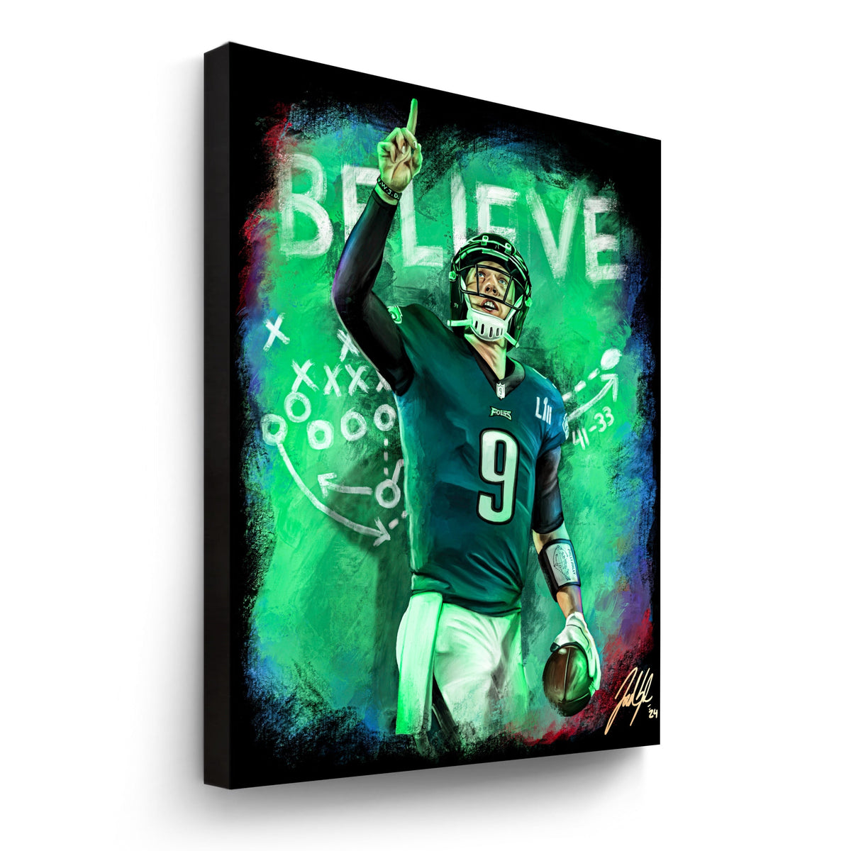 "Nick Foles 'DESTINY'" Art Piece