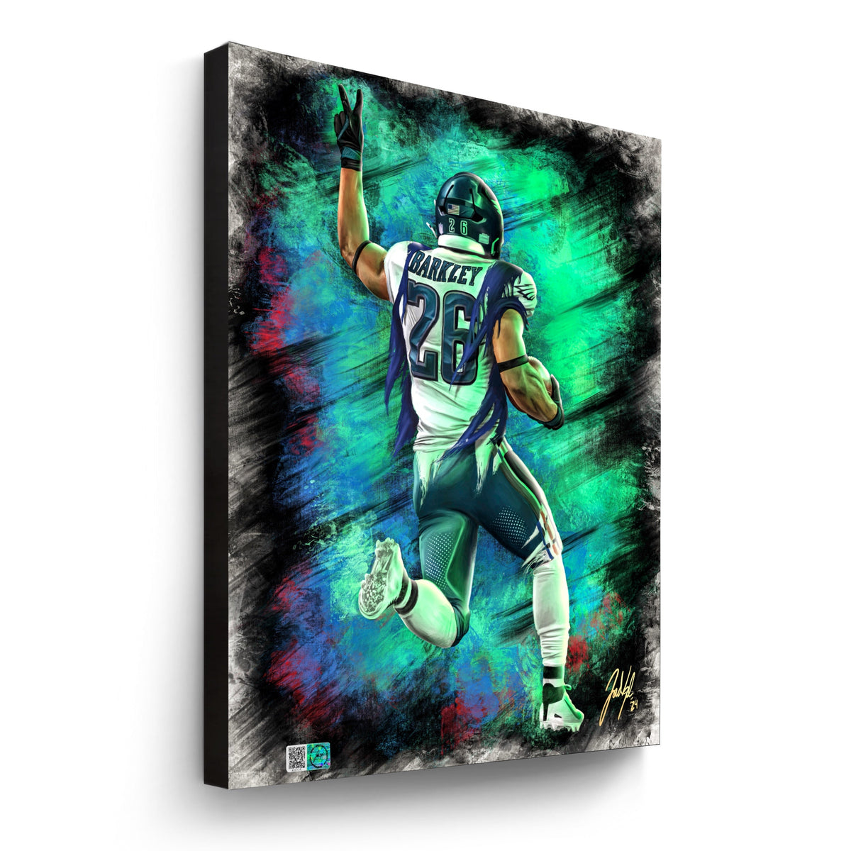 "Saquon Barkley 'HOMECOMING'" Art Piece