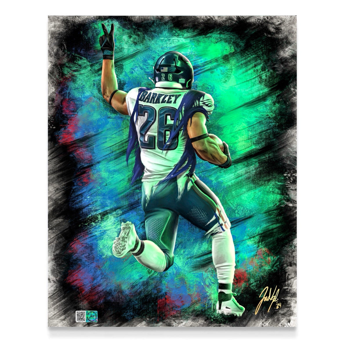 "Saquon Barkley 'HOMECOMING'" Art Piece