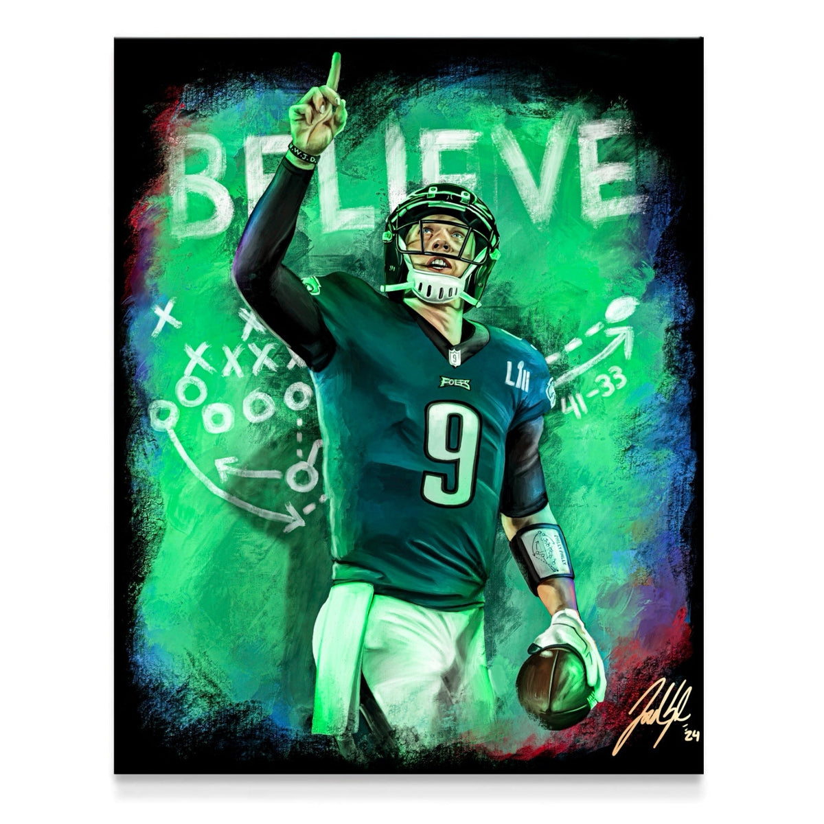 "Nick Foles 'DESTINY'" Art Piece