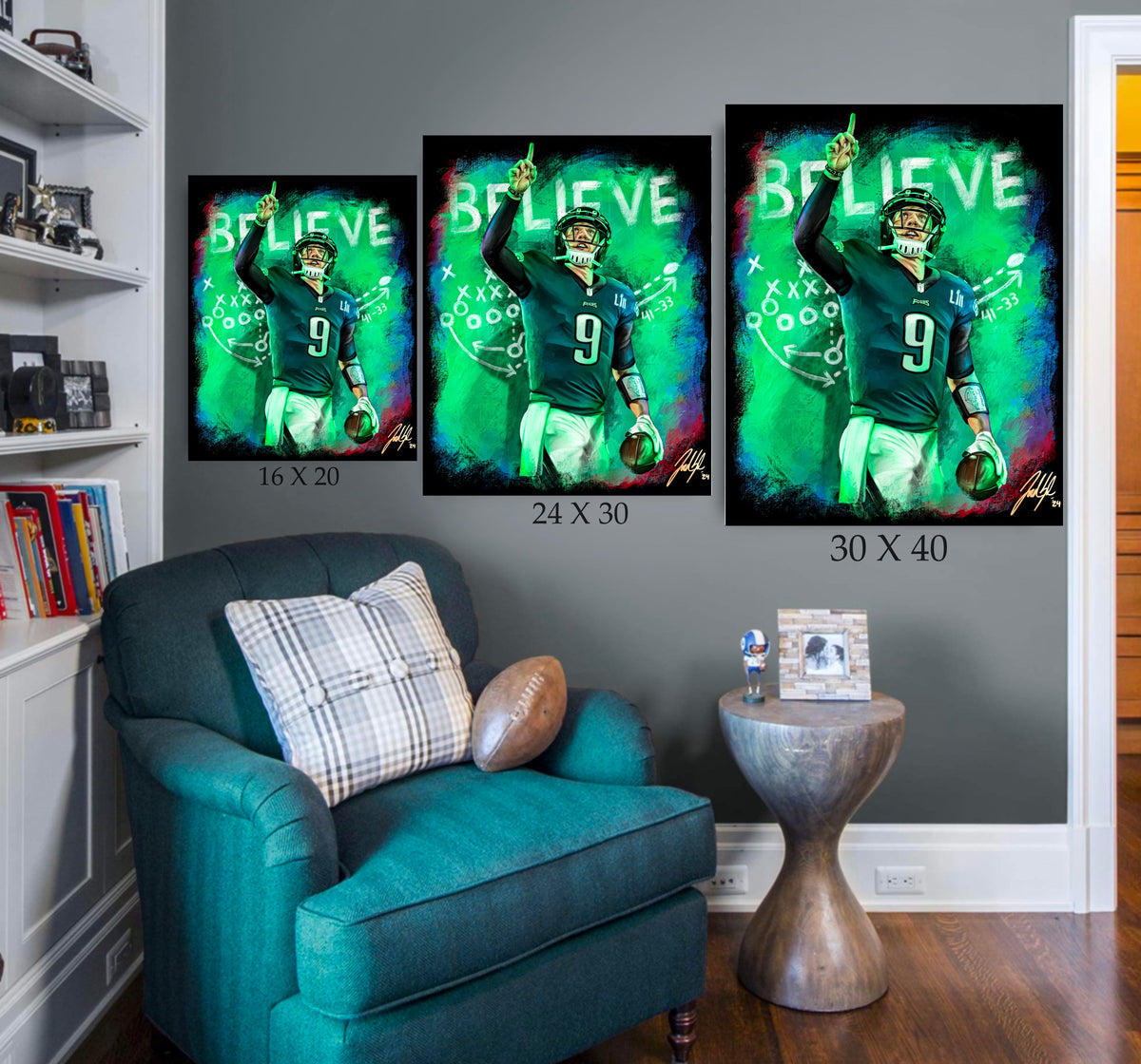 "Nick Foles 'DESTINY'" Art Piece
