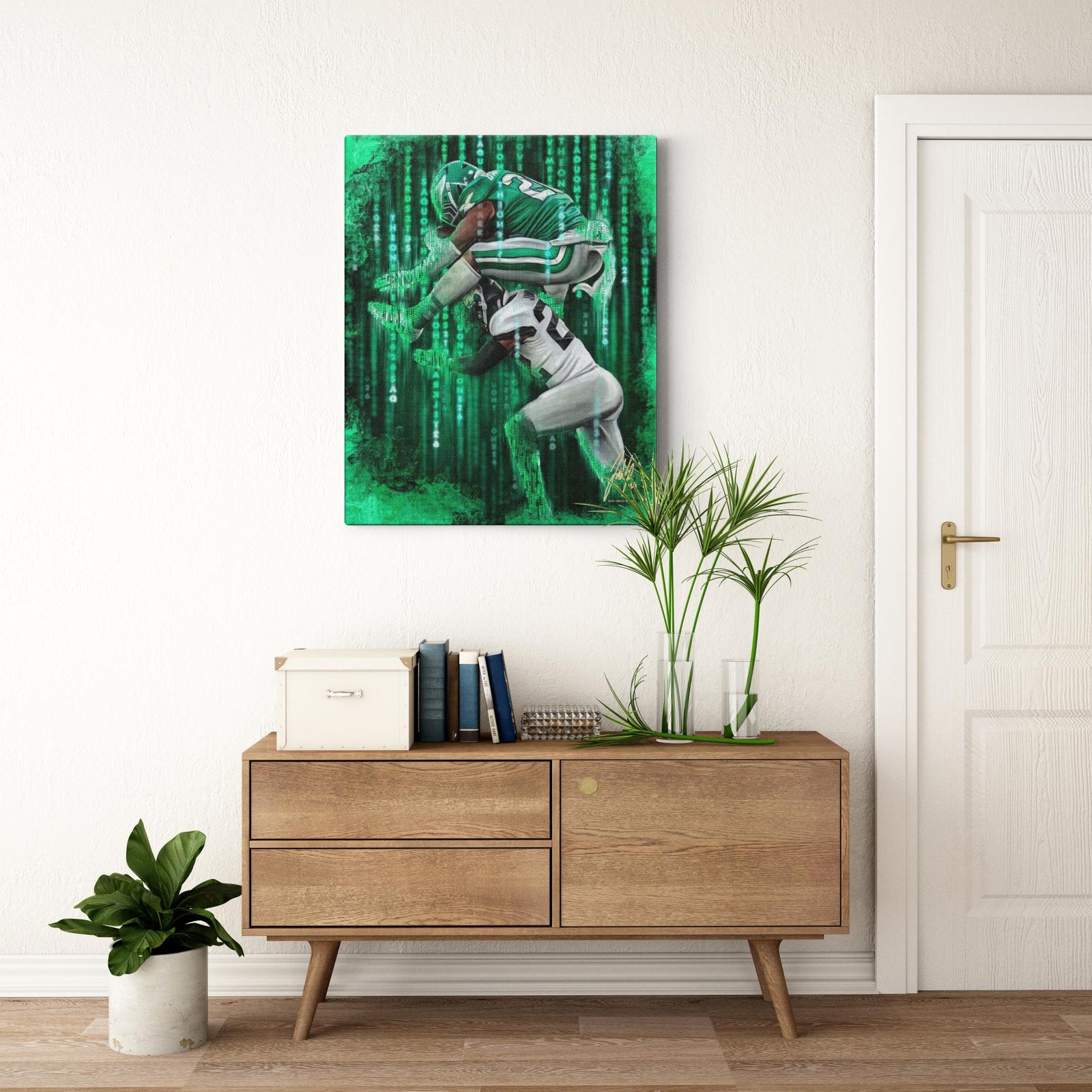 "Saquon Barkley 'THE ONE'" Art Piece