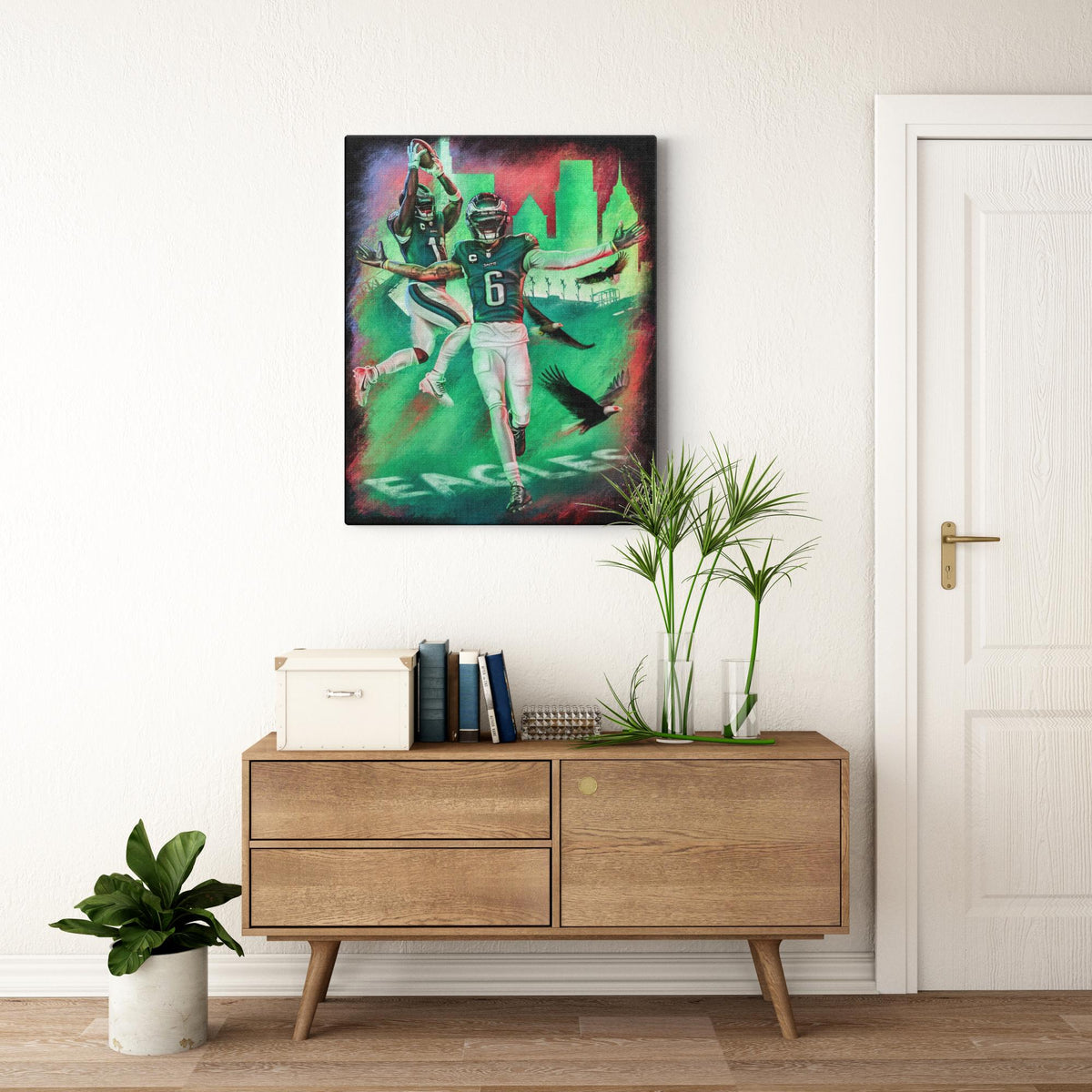 "Devonta Smith & AJ Brown 'DUPLEX'" Art Piece