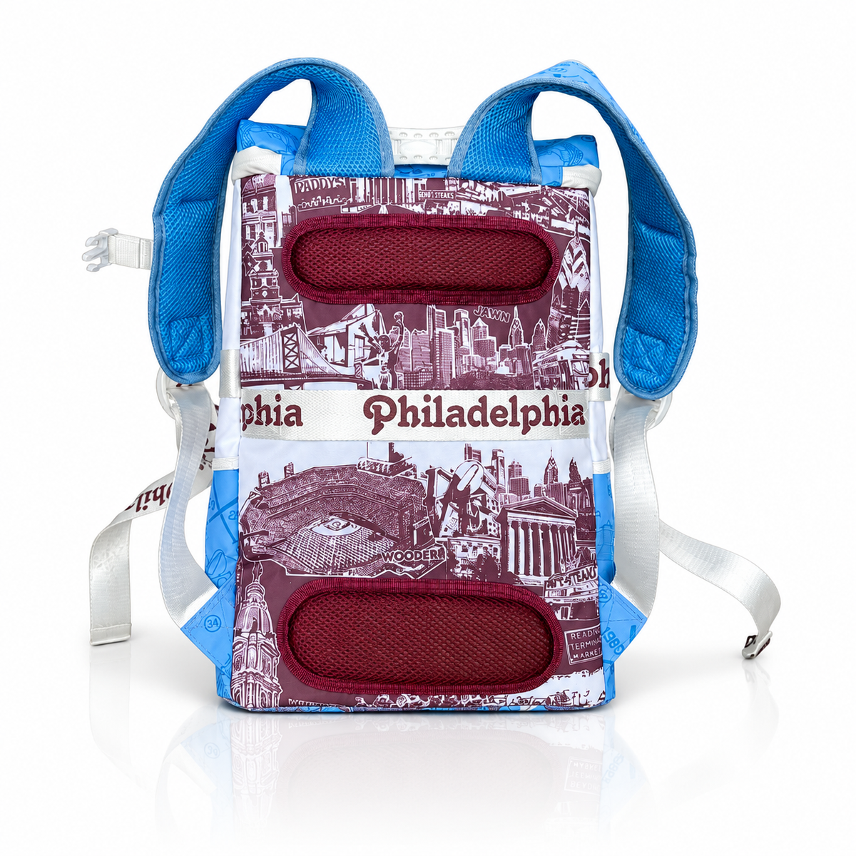 "Retro Philly Baseball" Backpack Cooler