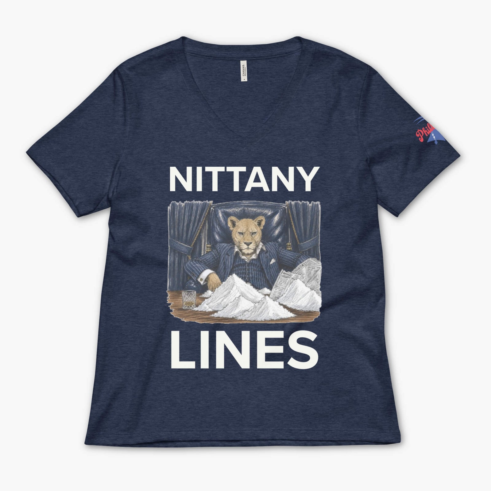 "Nittany Lines" Women’s V-Neck Tee