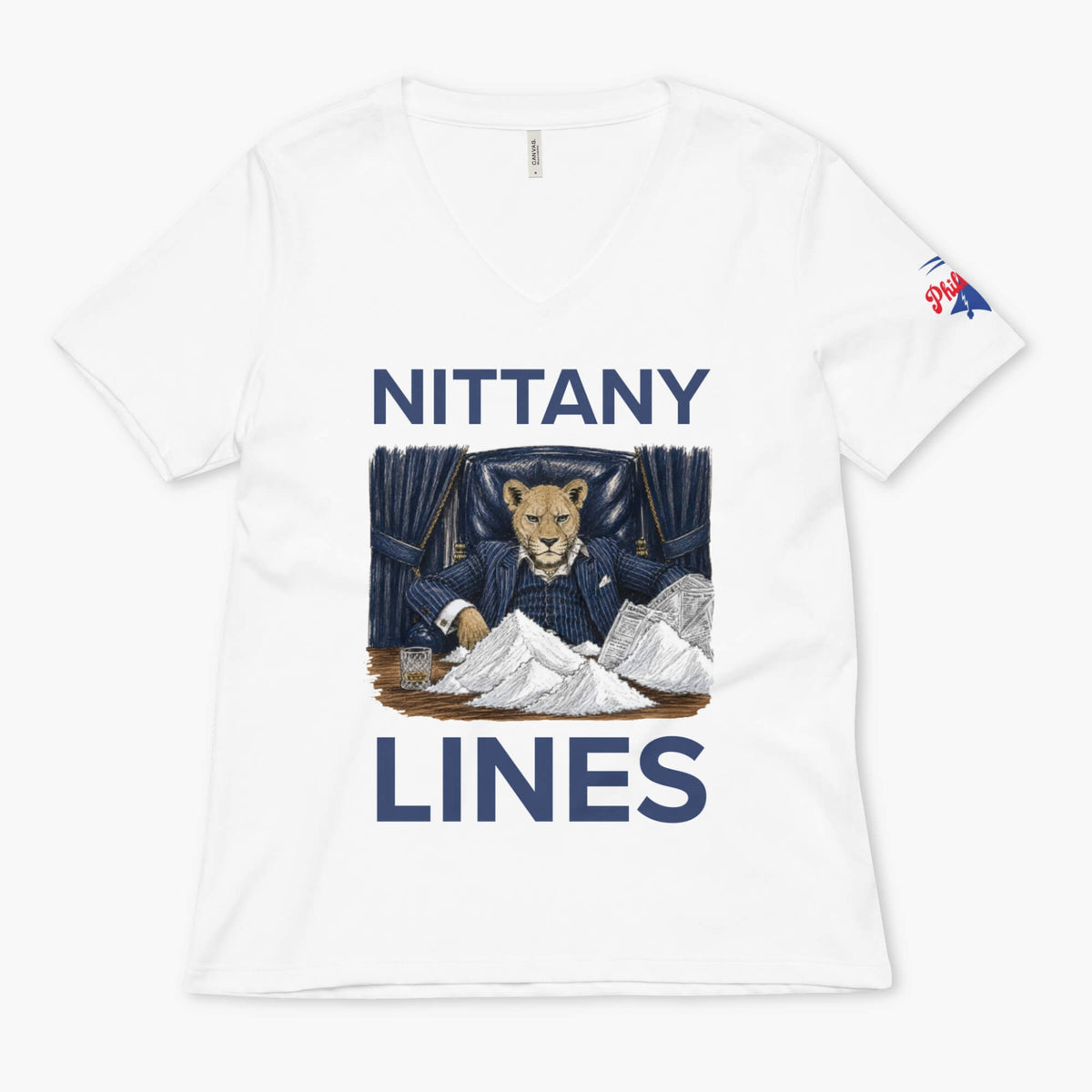 "Nittany Lines" Women’s V-Neck Tee