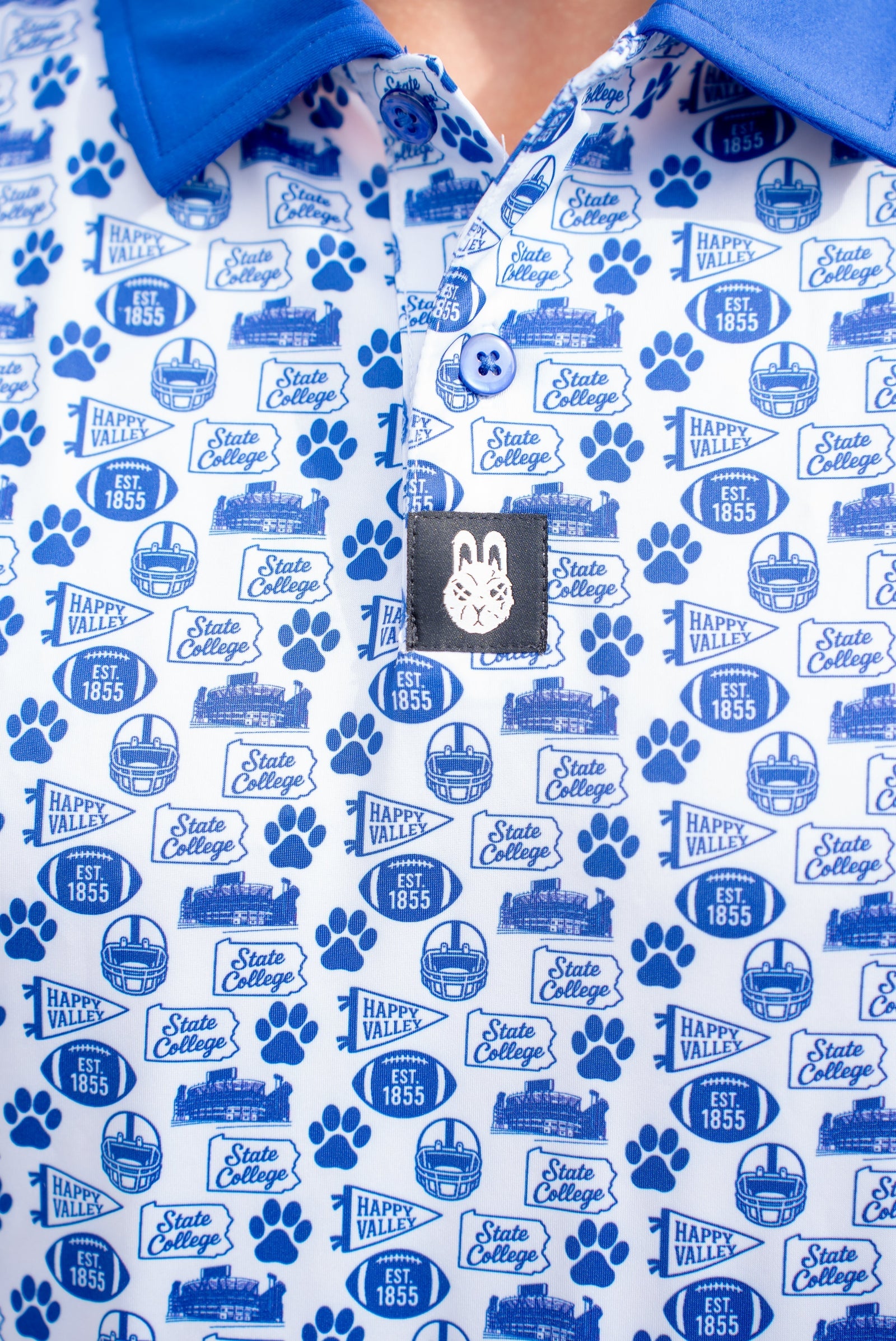 "Saturdays in Happy Valley" Men's Golf Polo