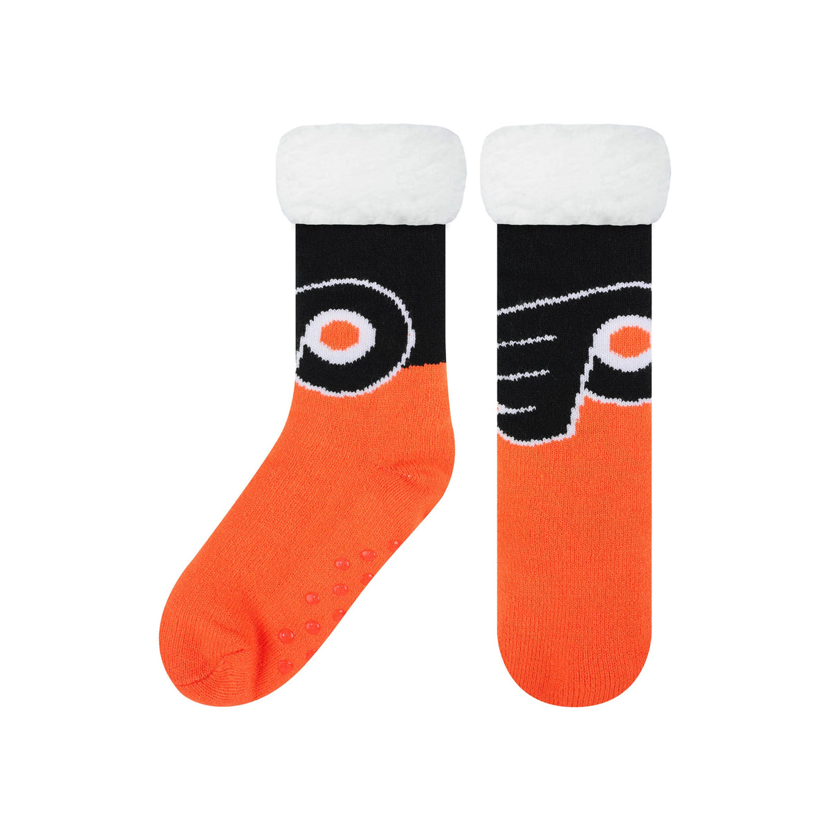 "Philadelphia Flyers" Colorblock Footy Slipper Socks