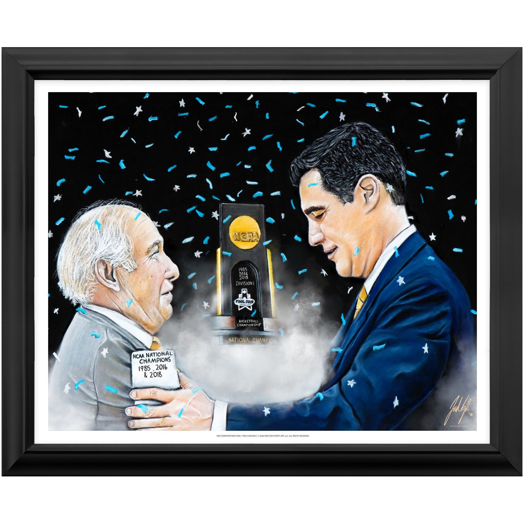 "Villanova Basketball "ROLLIE TRIBIUTE'" Art Piece